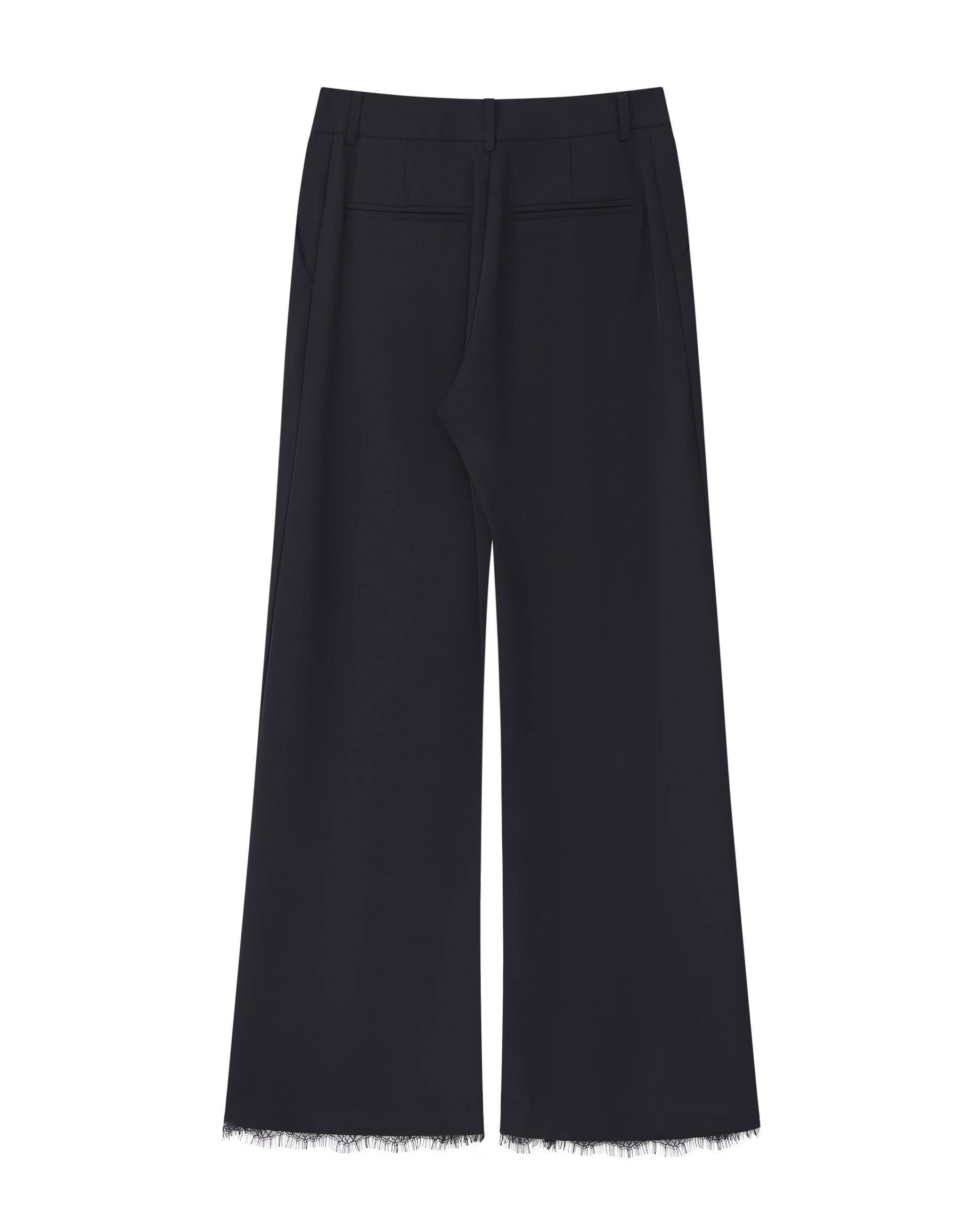 FRINGED FLARE PANTS