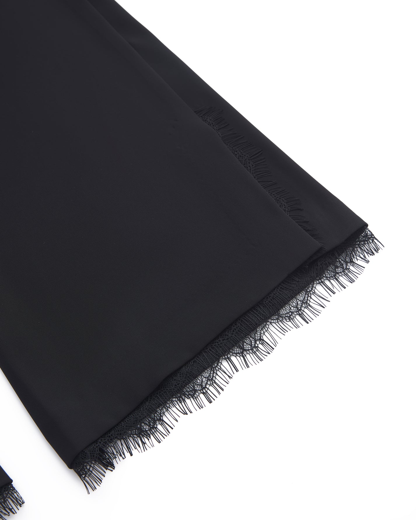 FRINGED FLARE PANTS