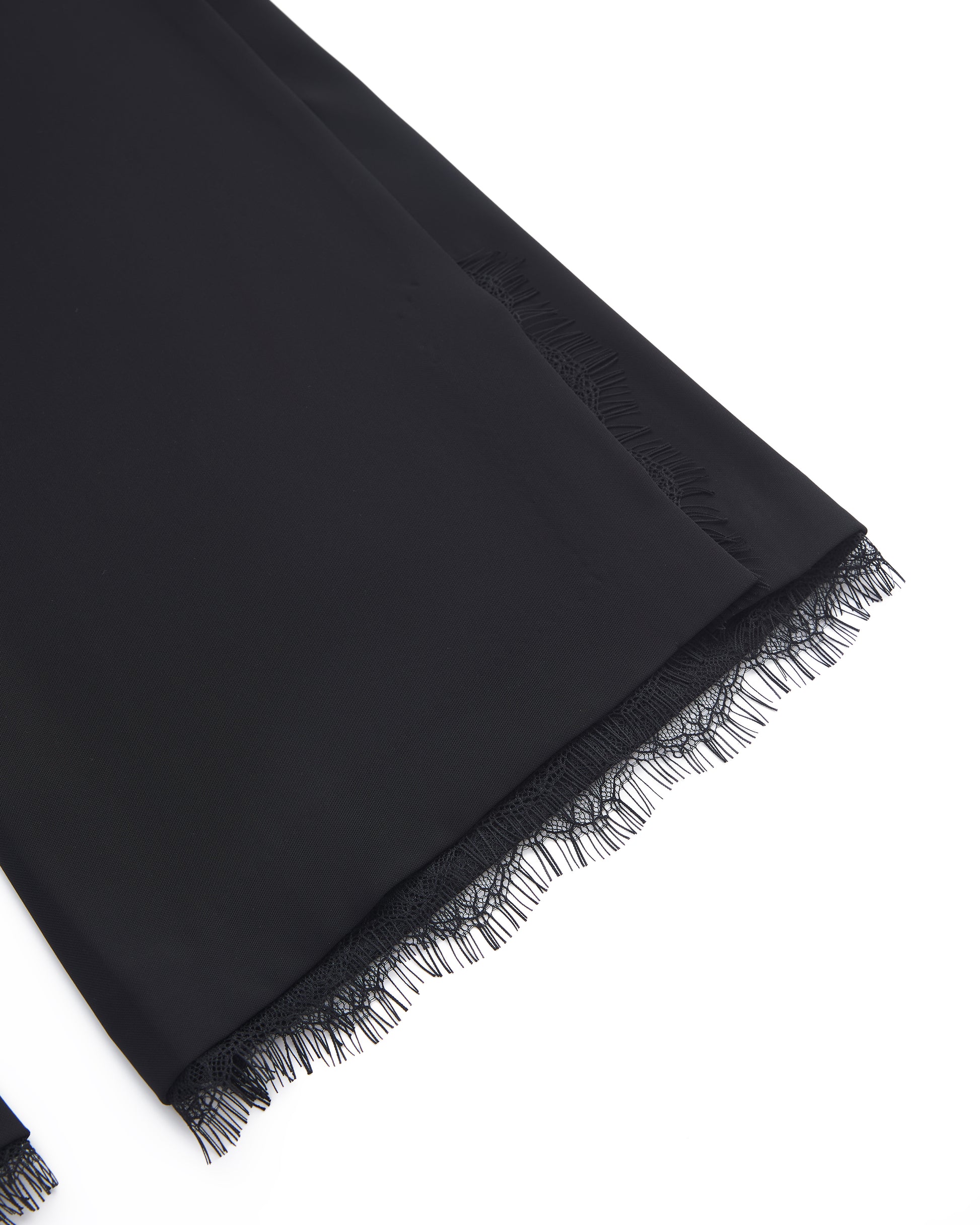 FRINGED FLARE PANTS