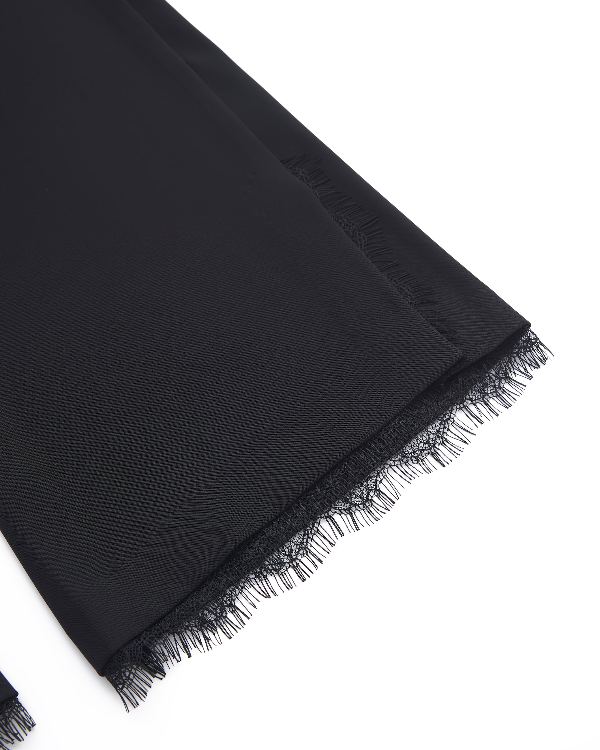FRINGED FLARE PANTS