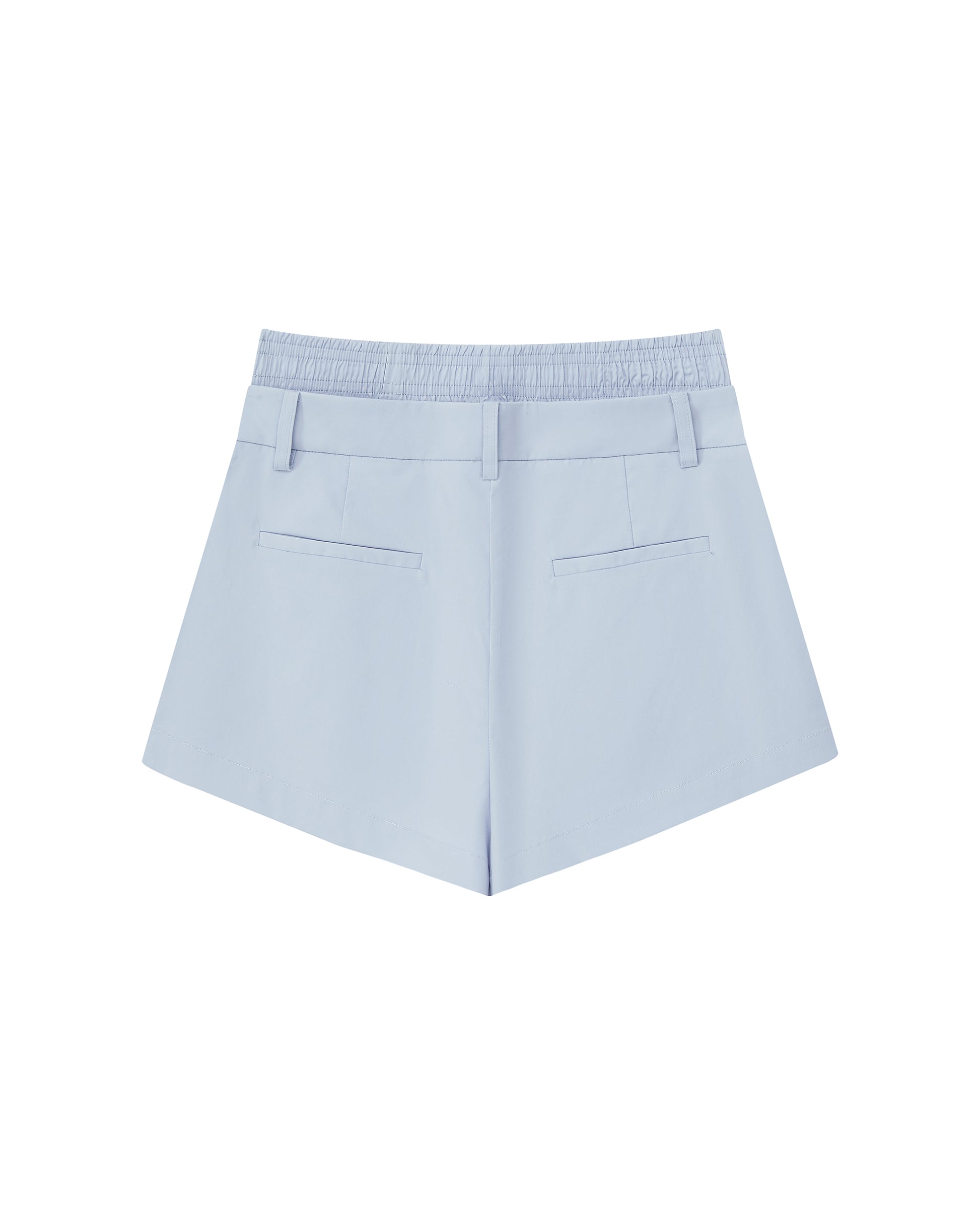 DUAL WAIST PLEATED SHORTS