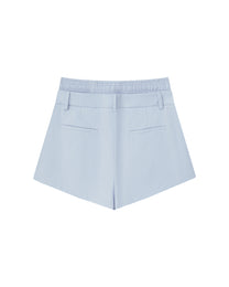 DUAL WAIST PLEATED SHORTS