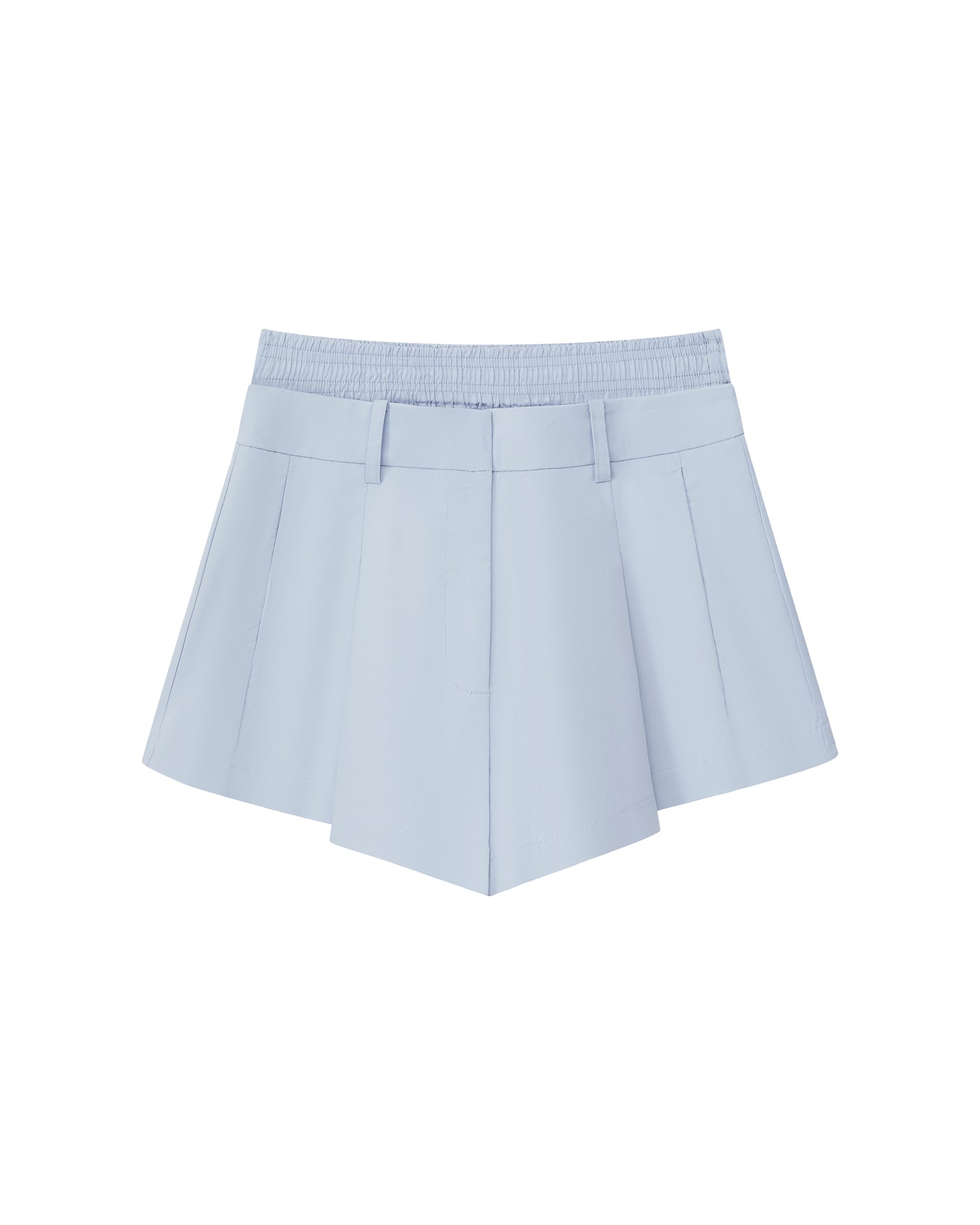 DUAL WAIST PLEATED SHORTS