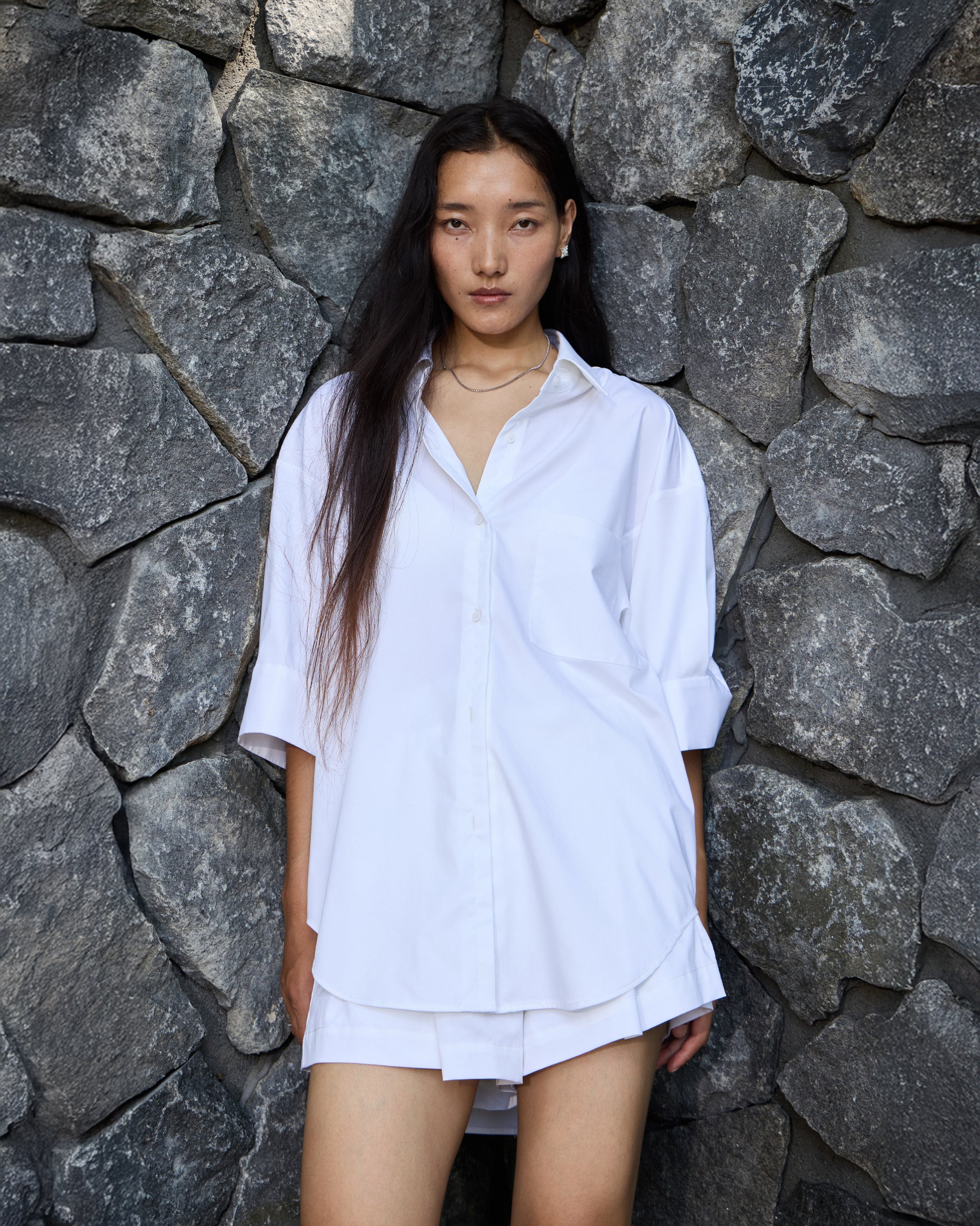 DUAL WAIST PLEATED SHORTS