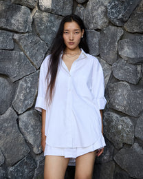 DUAL WAIST PLEATED SHORTS