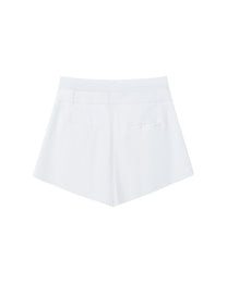DUAL WAIST PLEATED SHORTS
