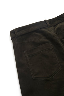 CORDUROY BELT TROUSERS