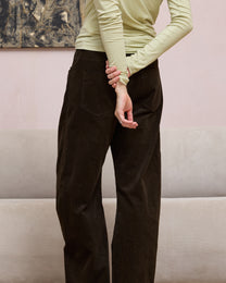 CORDUROY BELT TROUSERS