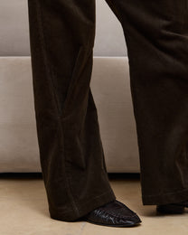 CORDUROY BELT TROUSERS