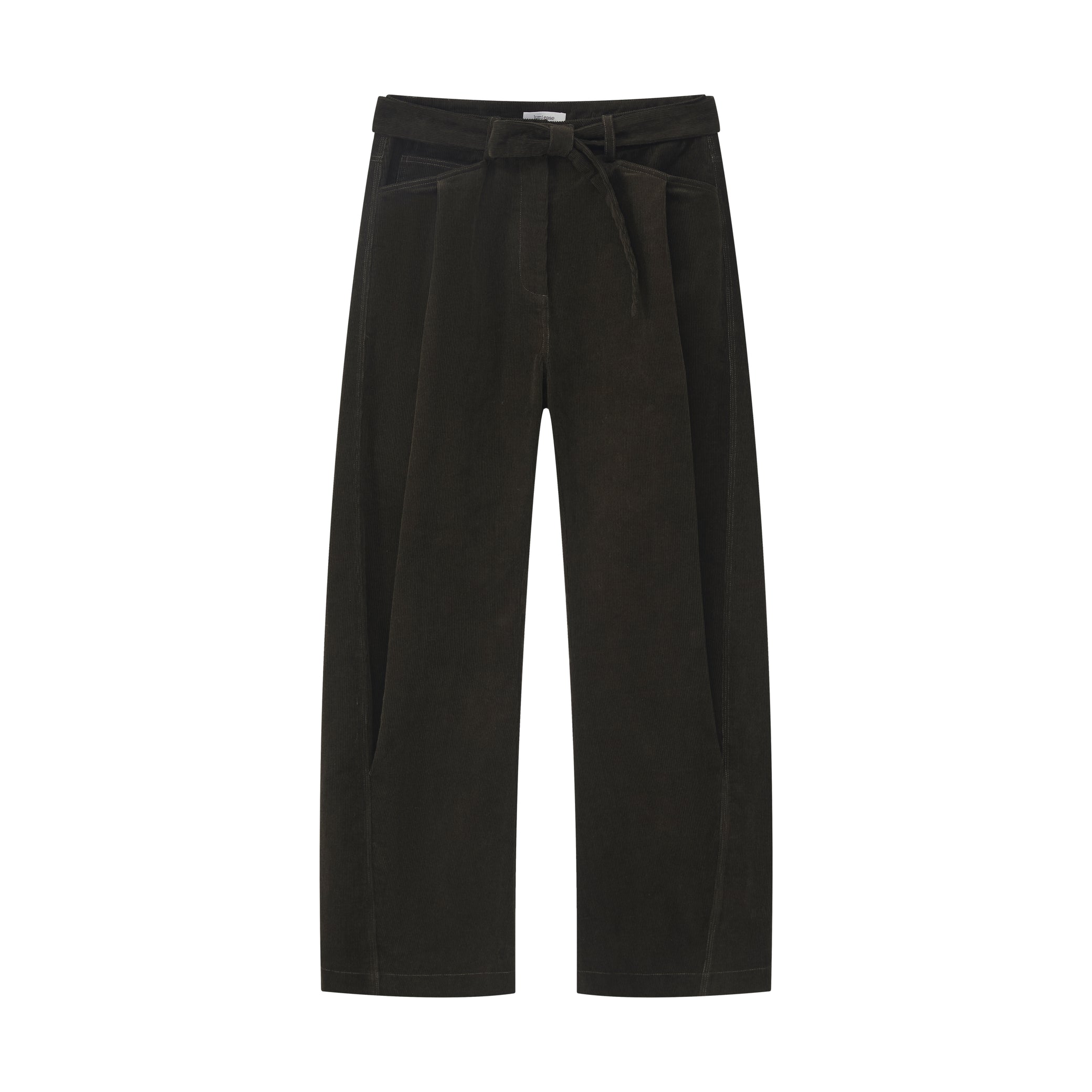 CORDUROY BELT TROUSERS
