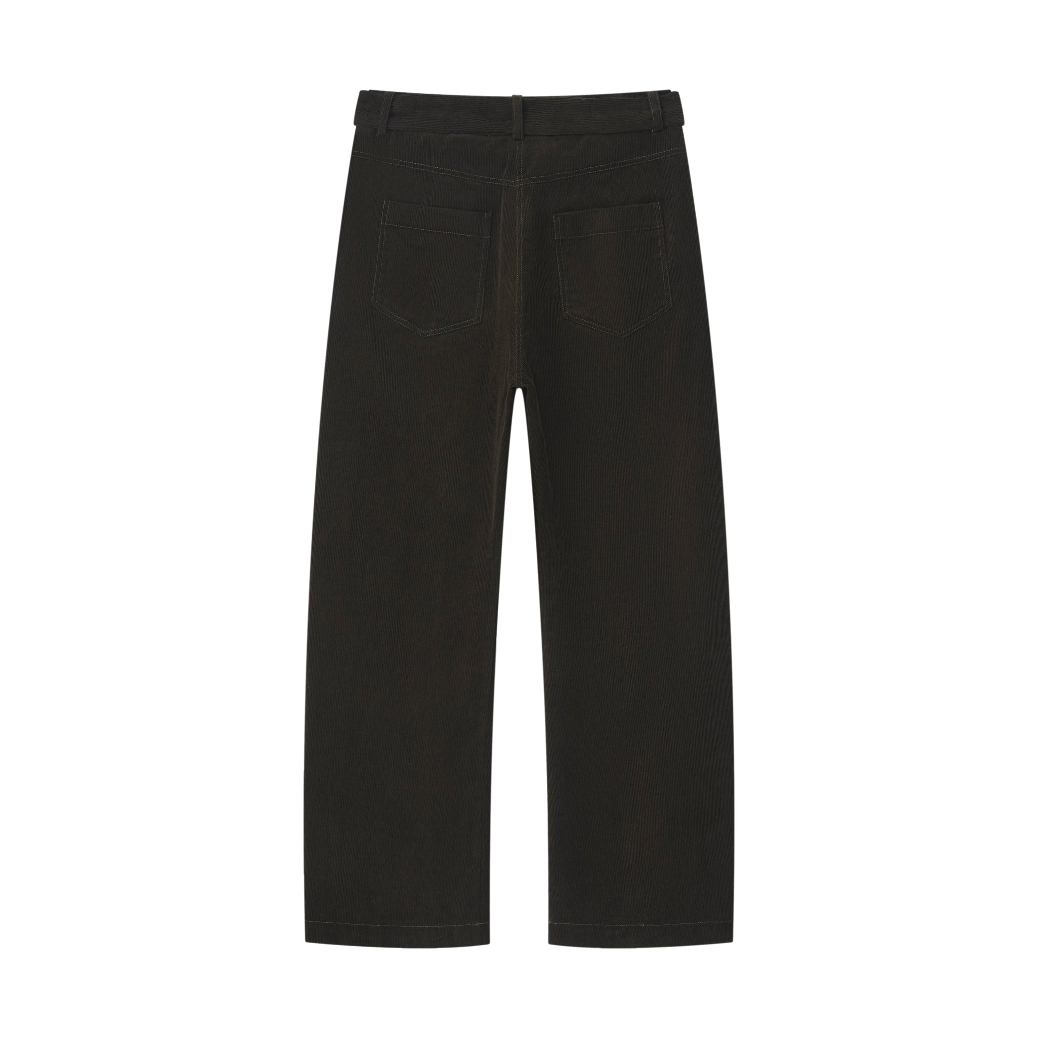 CORDUROY BELT TROUSERS