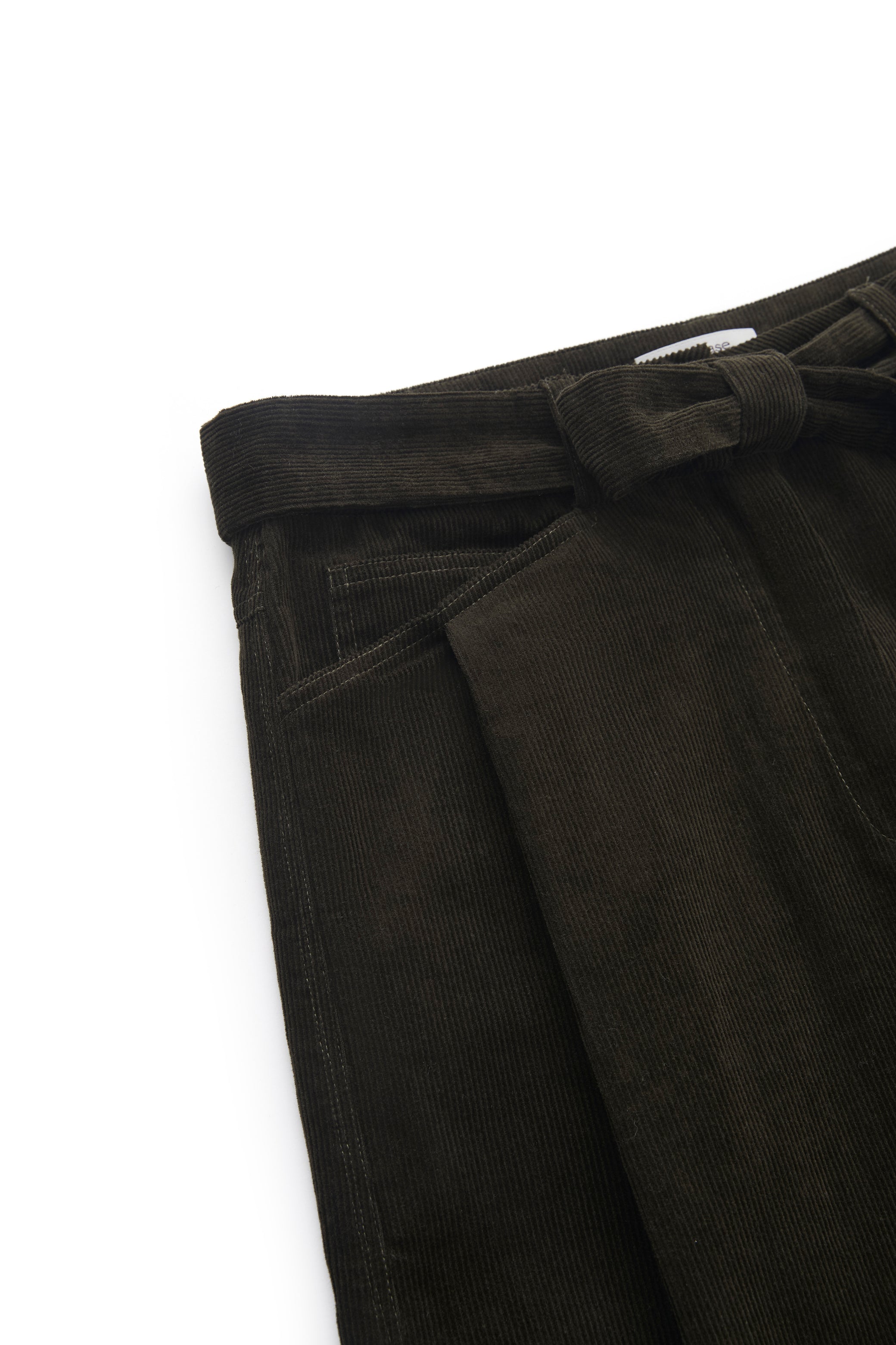 CORDUROY BELT TROUSERS