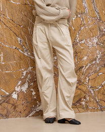 CORDUROY BELT TROUSERS