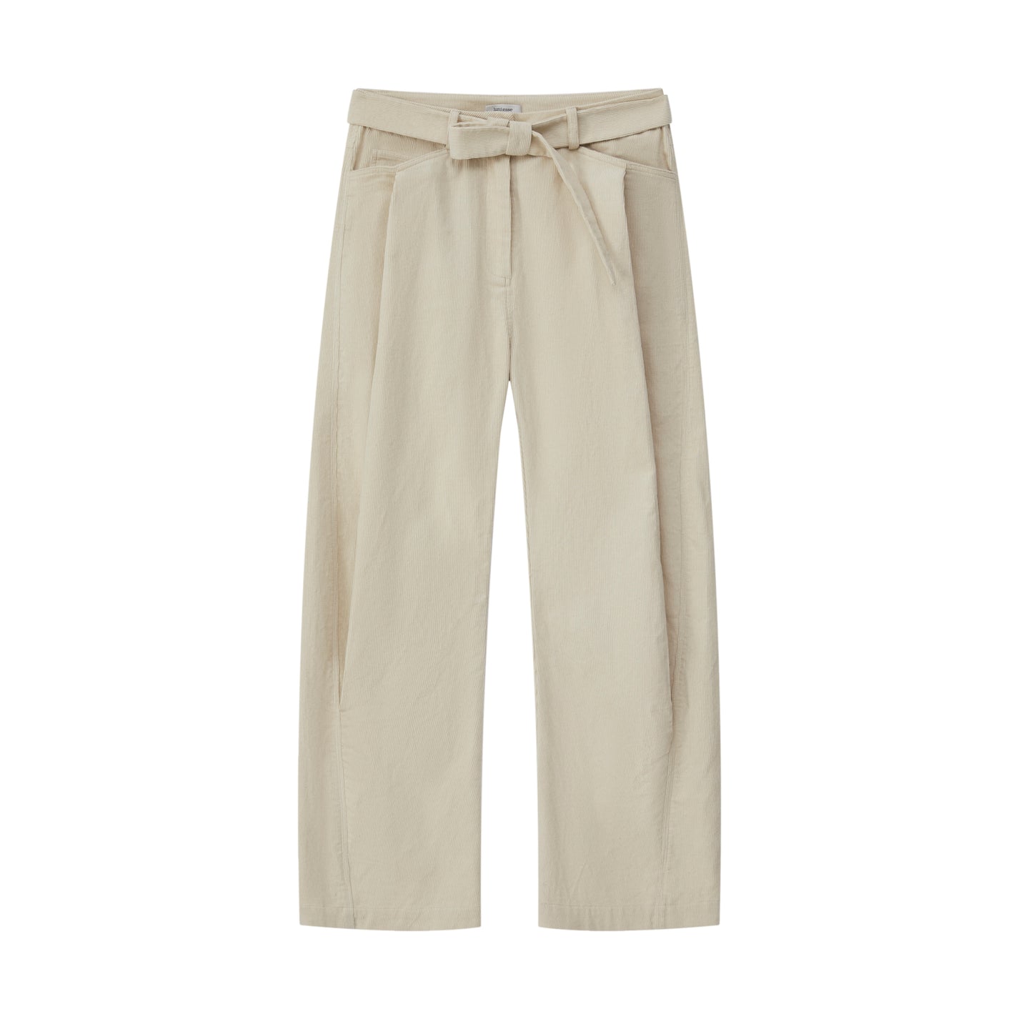 CORDUROY BELT TROUSERS