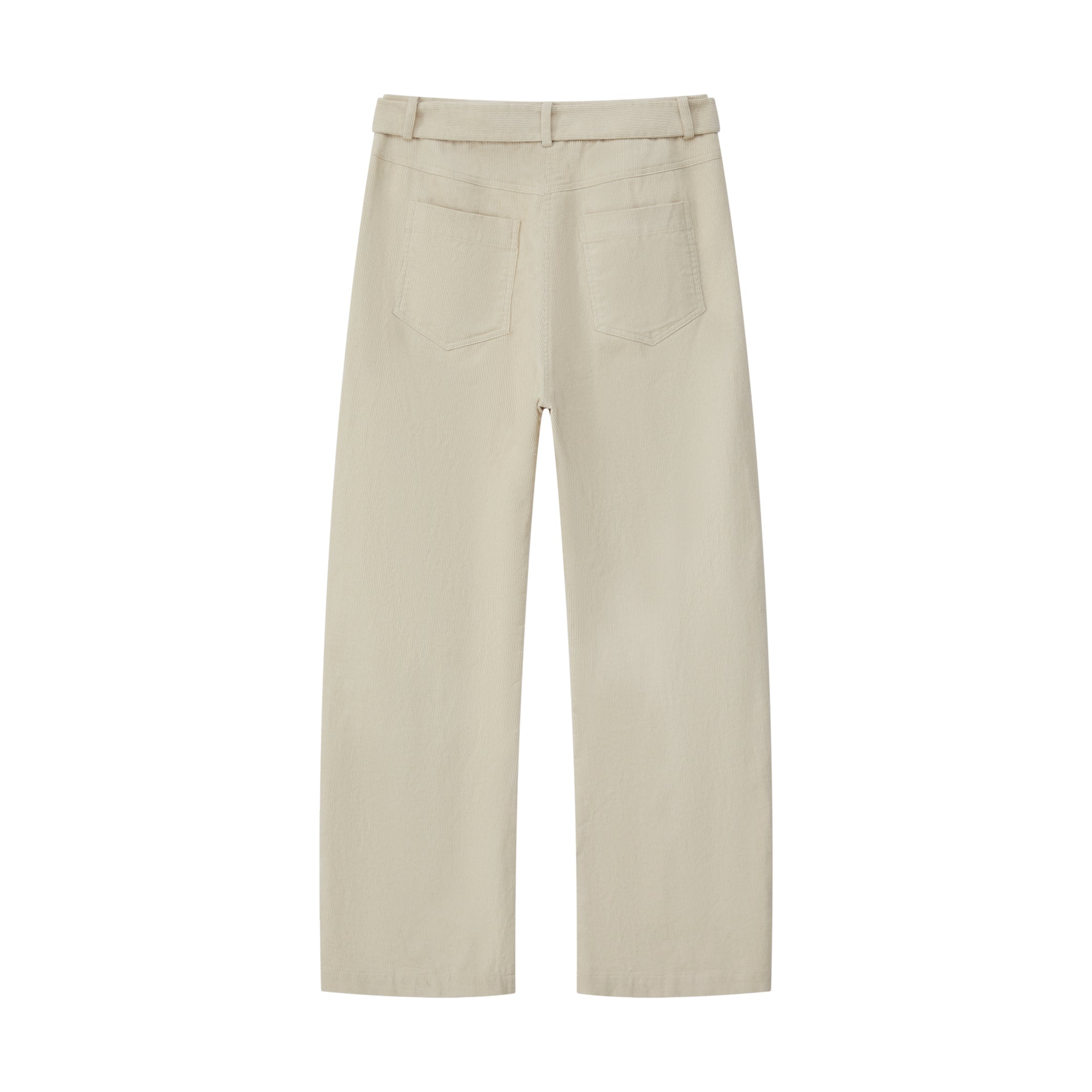 CORDUROY BELT TROUSERS