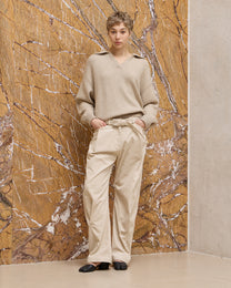 CORDUROY BELT TROUSERS