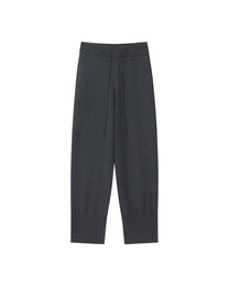 WOOL SILK KNIT JOGGER PANTS
