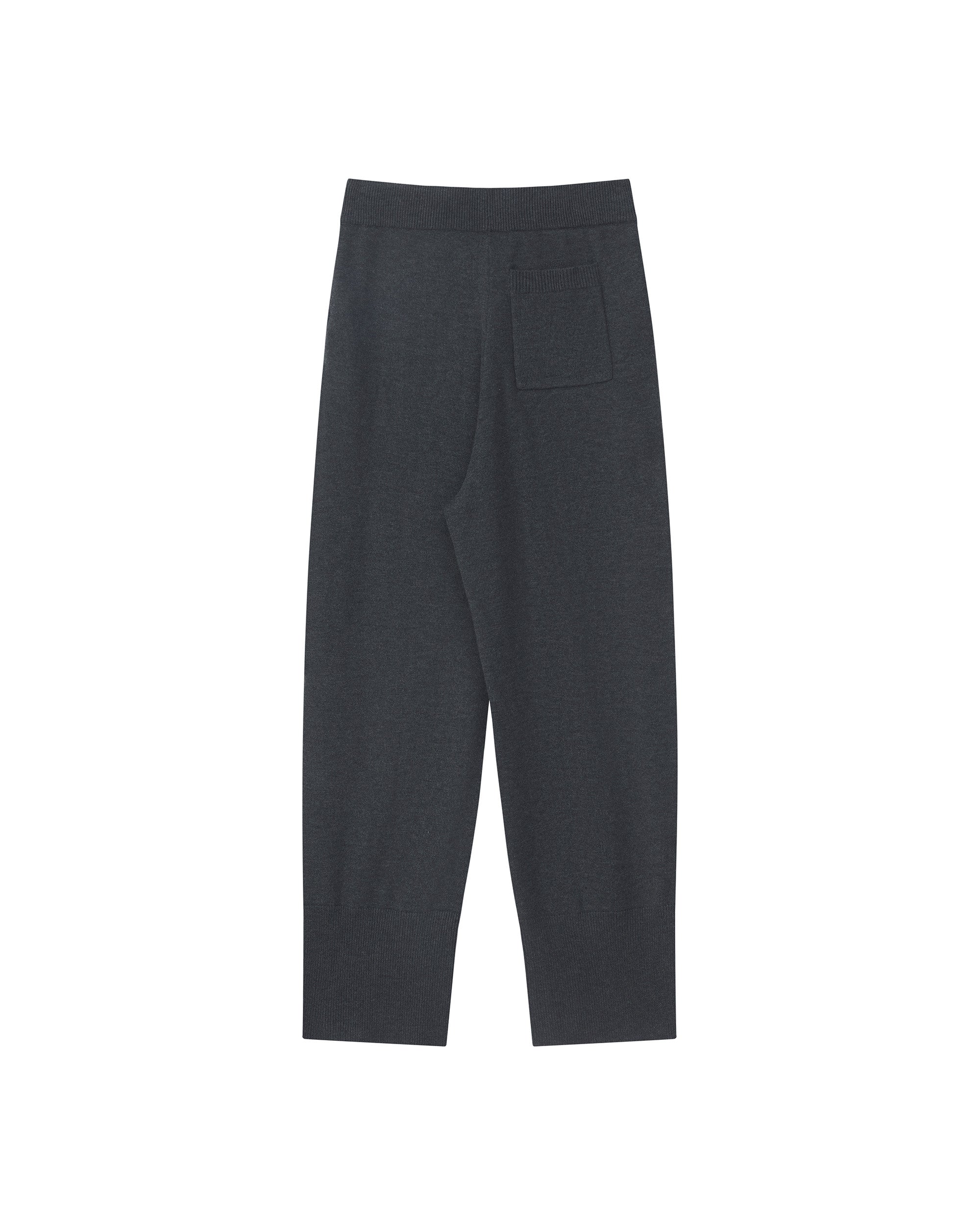 WOOL SILK KNIT JOGGER PANTS