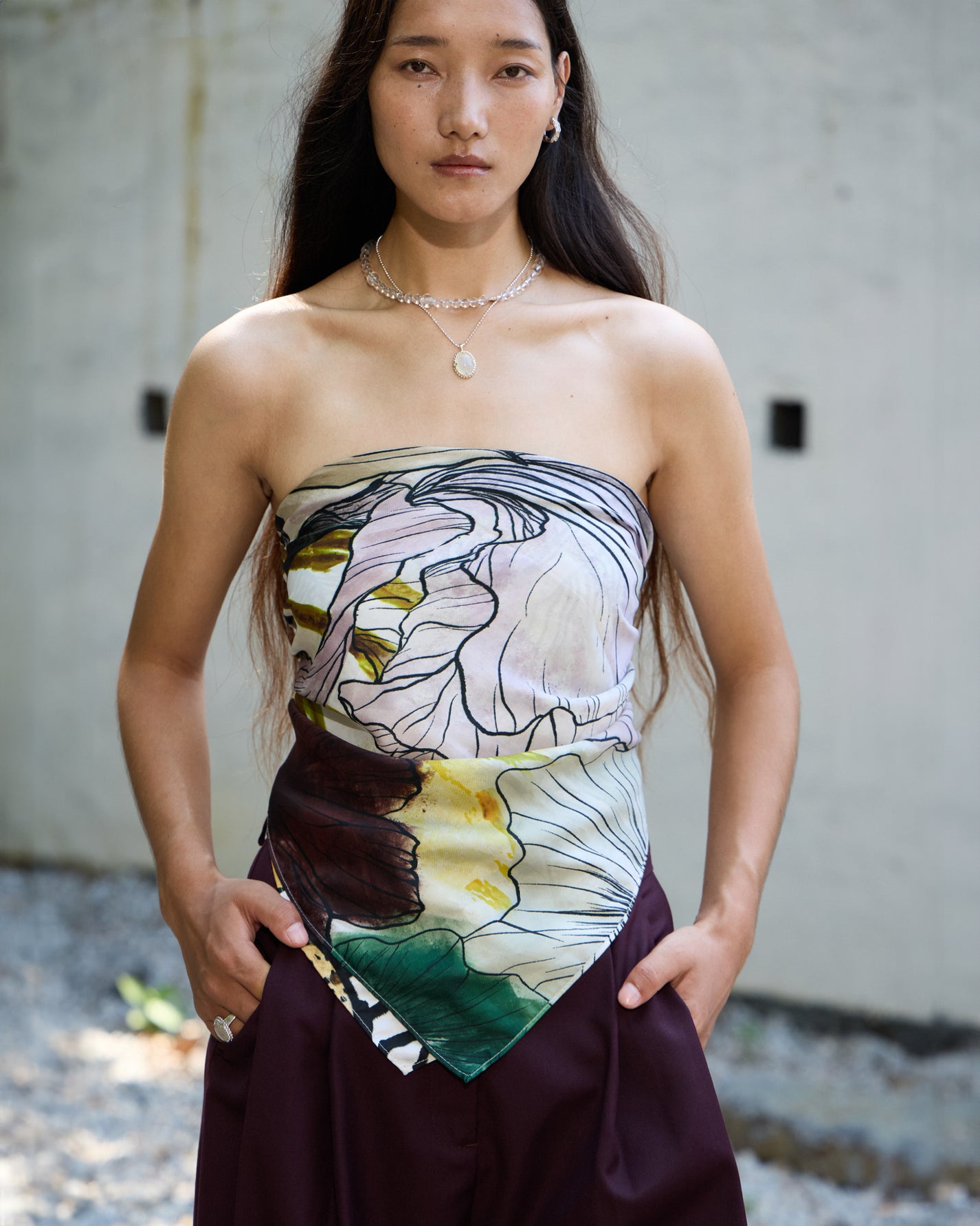 LUMI PRINT MODAL-BLEND SCARF