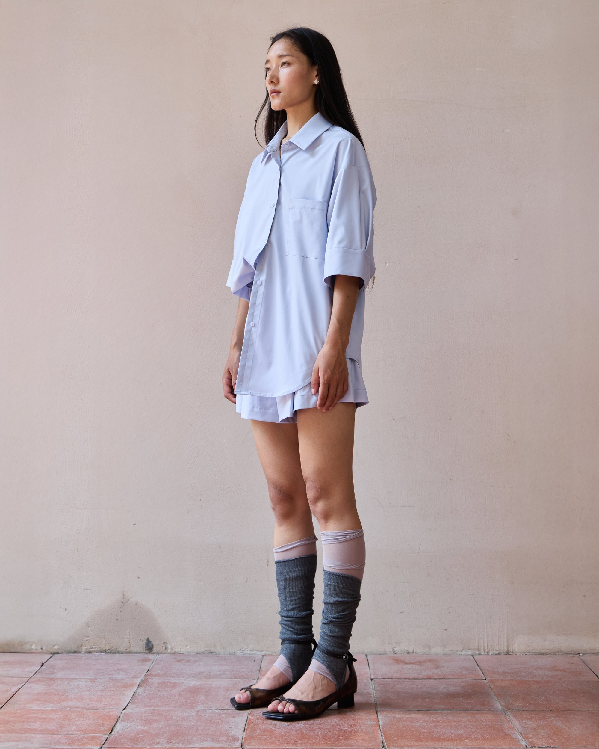 SHAPED ELBOW SLEEVE SHIRT