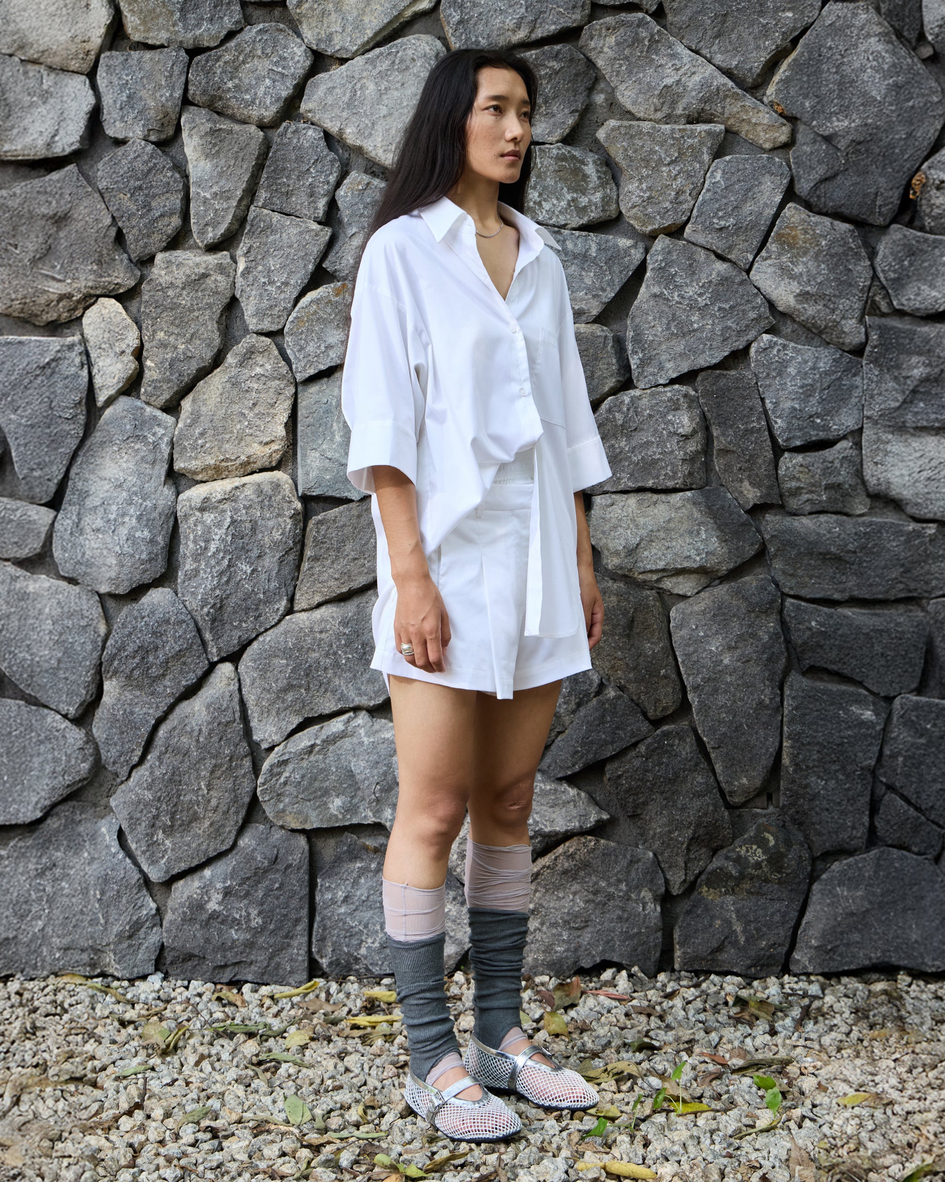 SHAPED ELBOW SLEEVE SHIRT