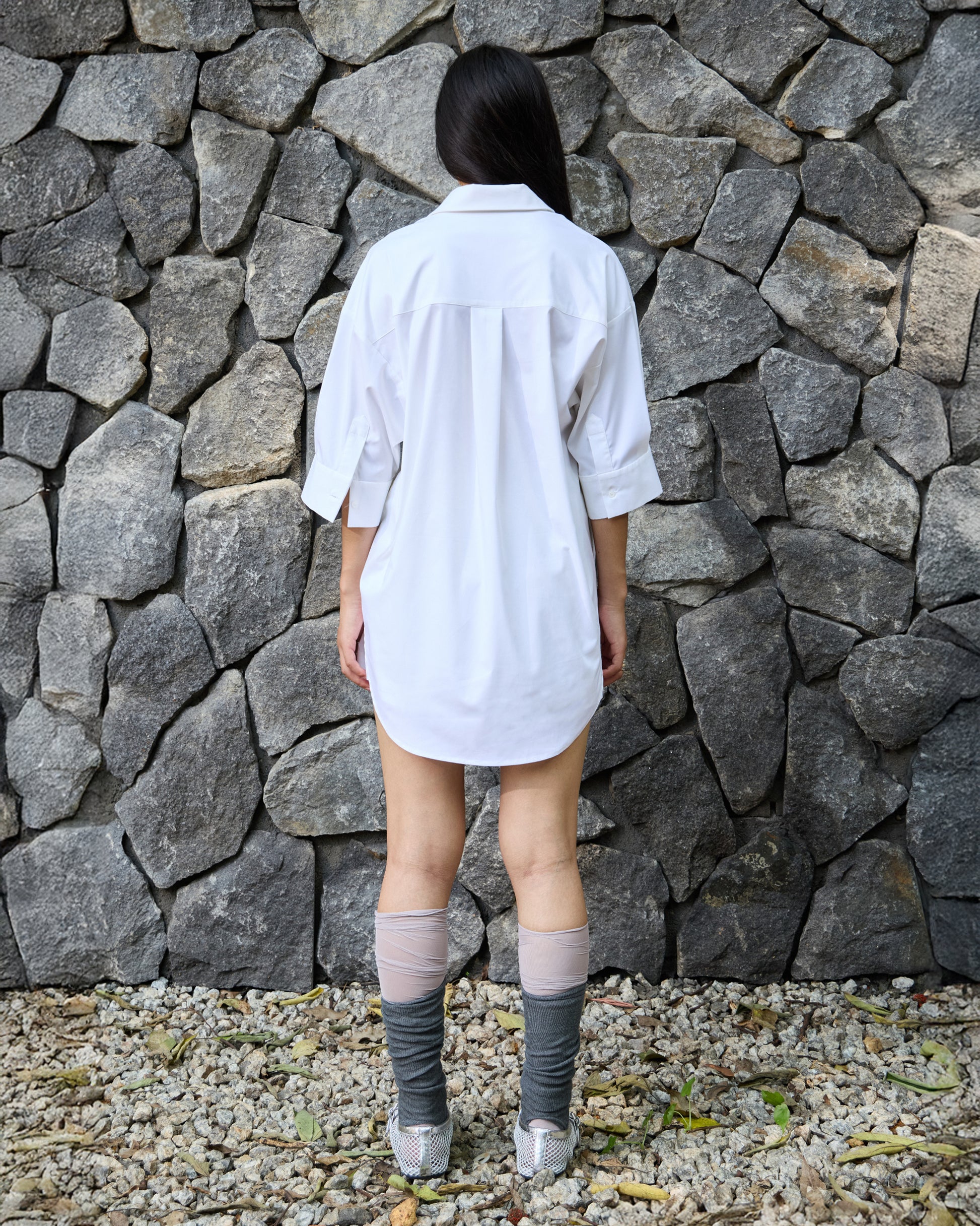 SHAPED ELBOW SLEEVE SHIRT