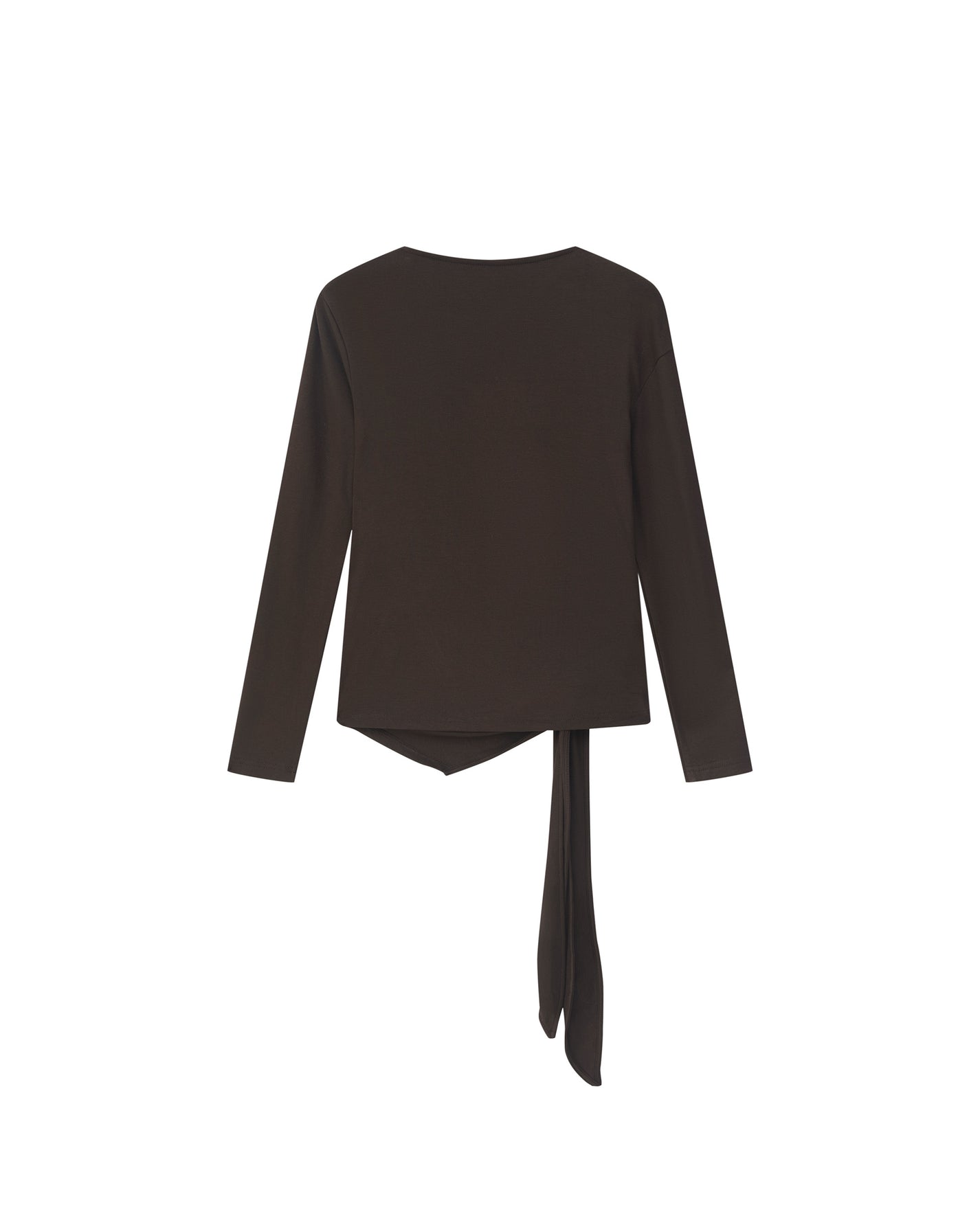 DRAPED TIE-STRAP TOP