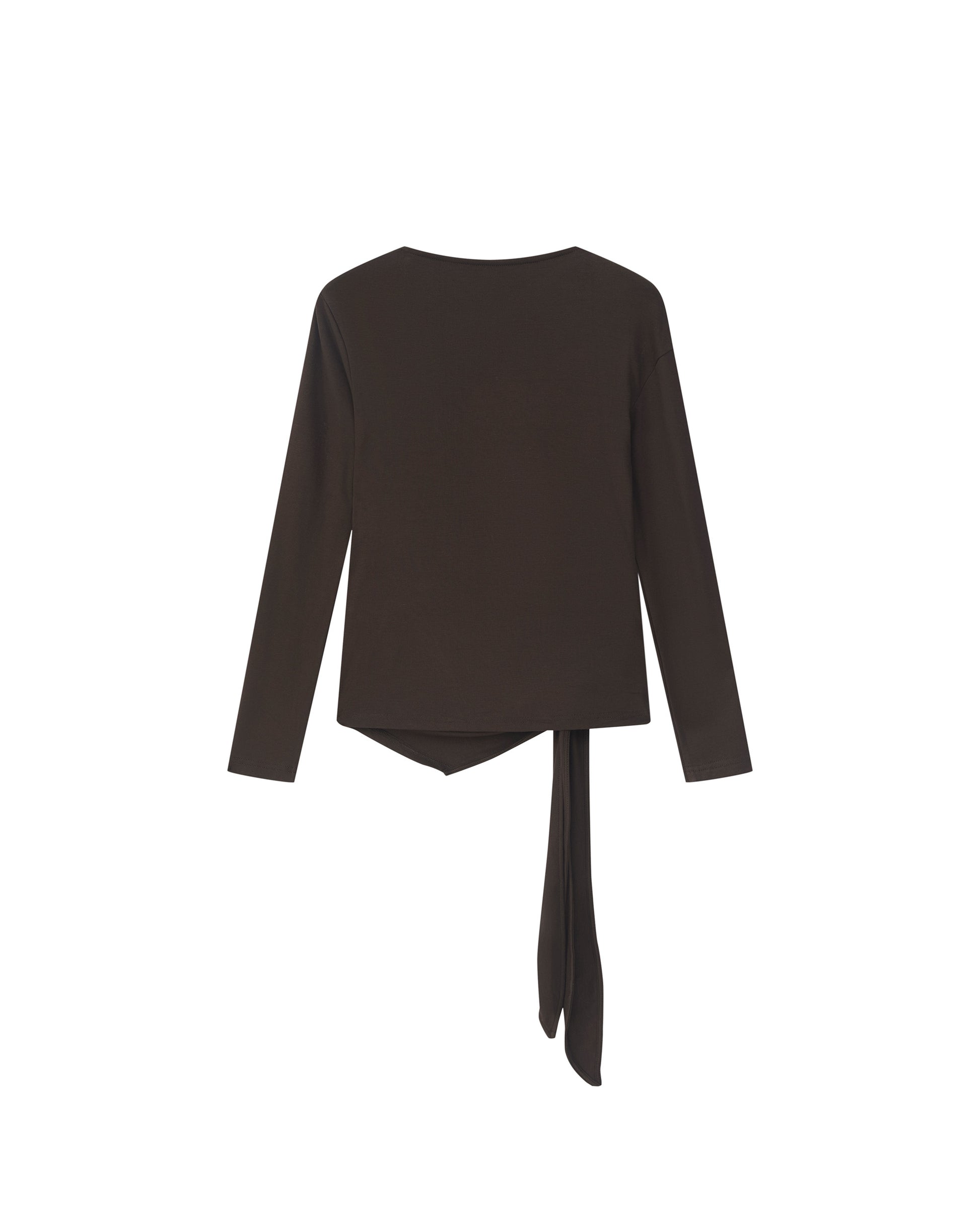 DRAPED TIE-STRAP TOP