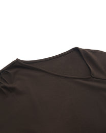 DRAPED TIE-STRAP TOP