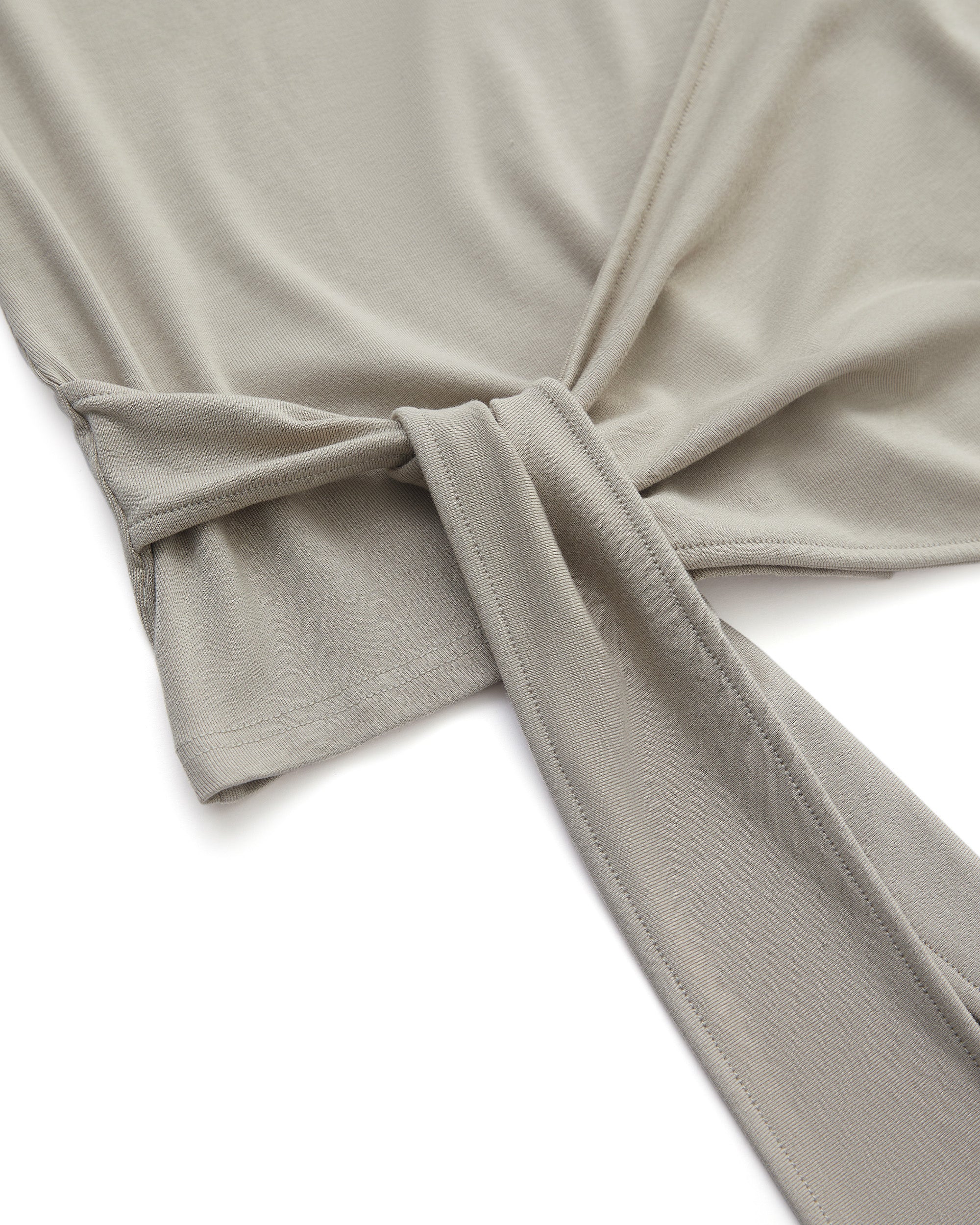 DRAPED TIE-STRAP TOP