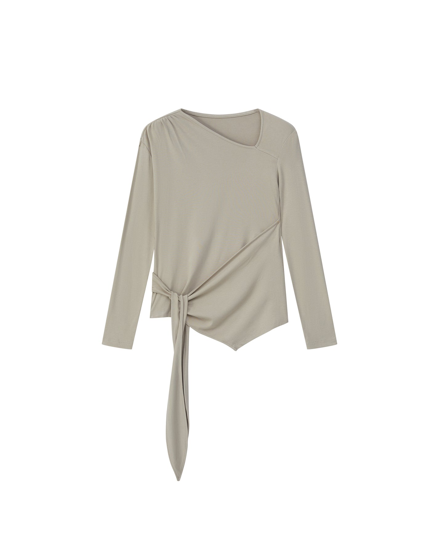 DRAPED TIE-STRAP TOP