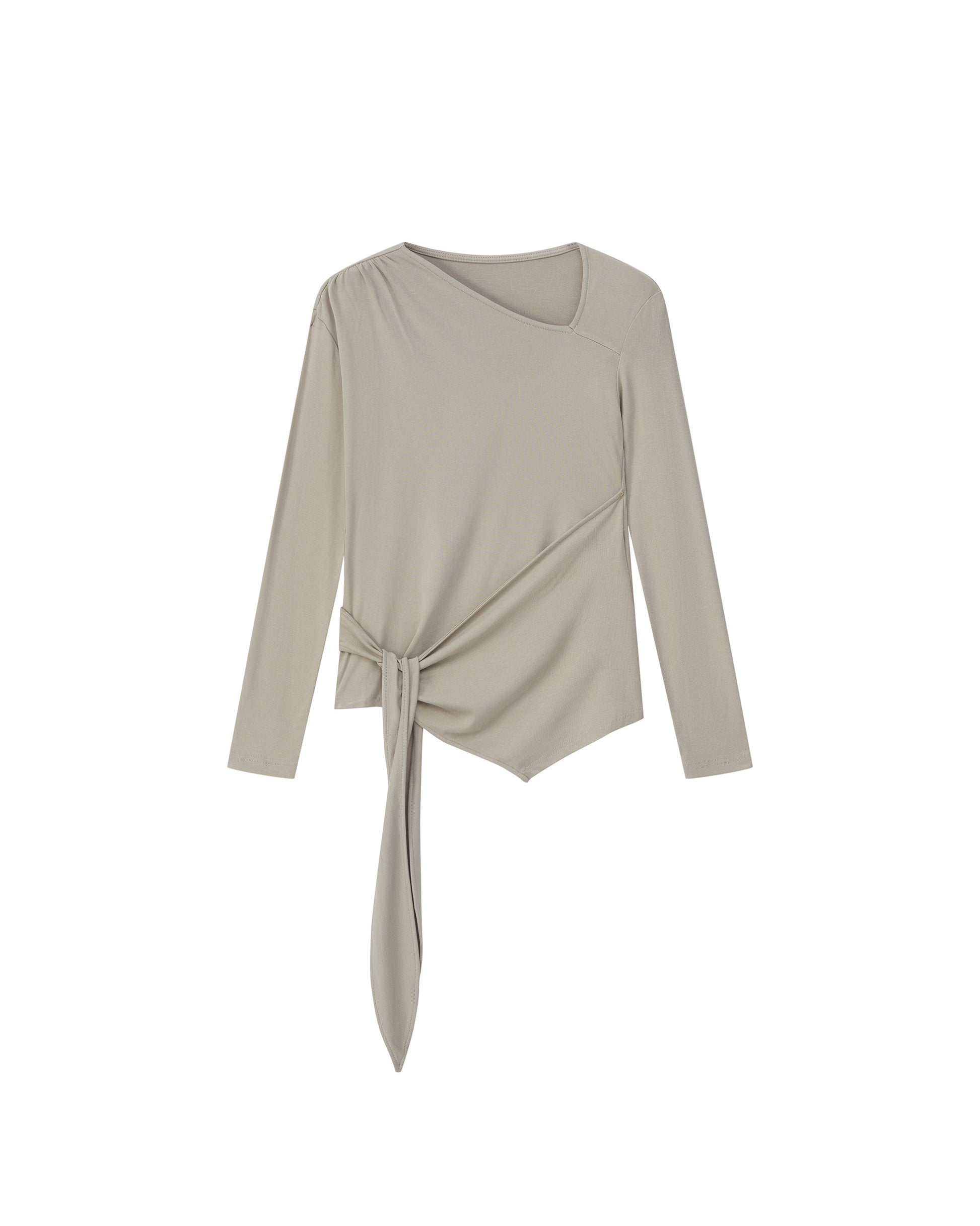 DRAPED TIE-STRAP TOP