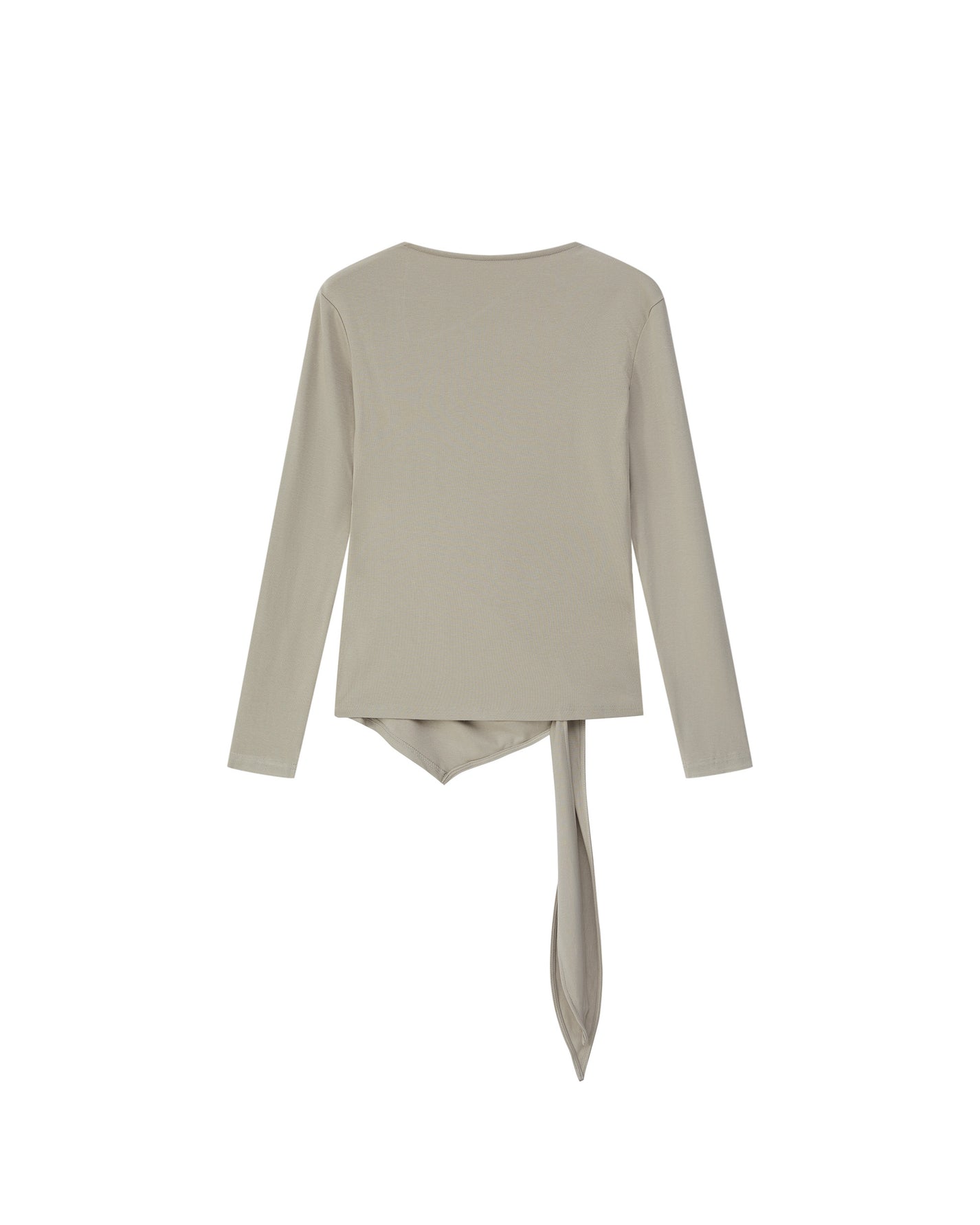 DRAPED TIE-STRAP TOP