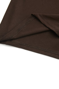 TWISTED MOCK NECK TOP