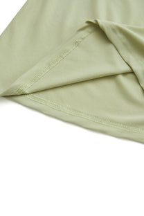 TWISTED MOCK NECK TOP