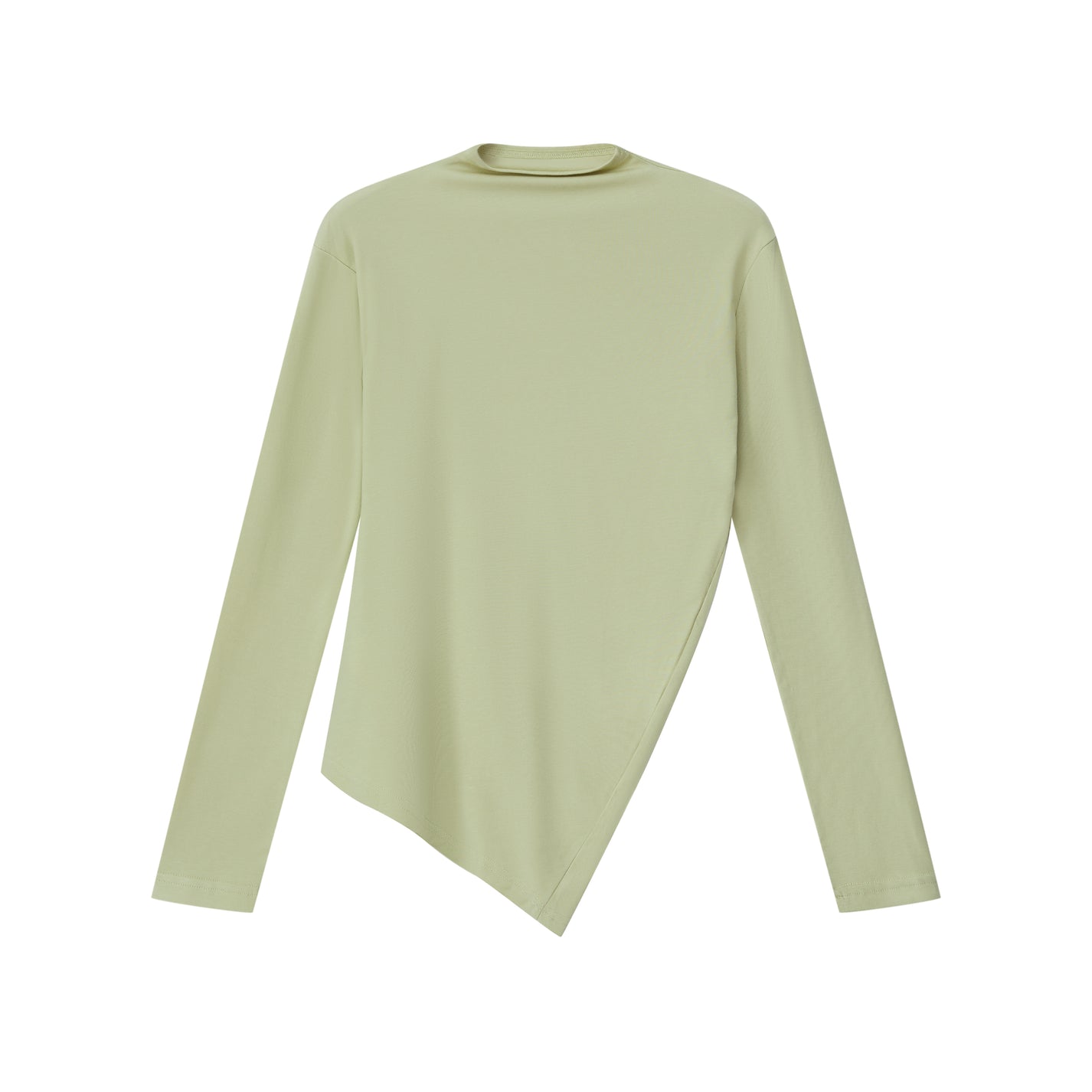 TWISTED MOCK NECK TOP