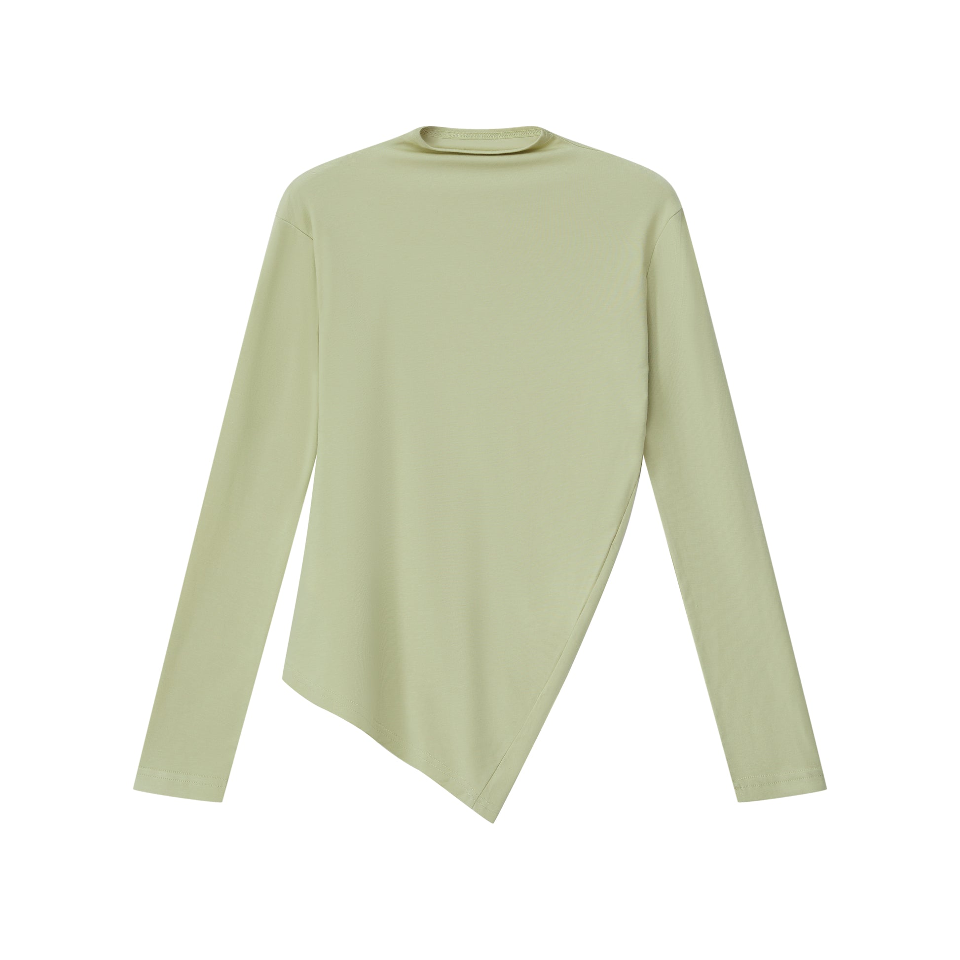 TWISTED MOCK NECK TOP