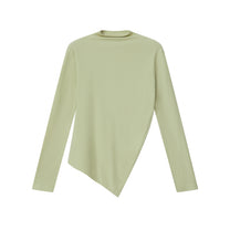 TWISTED MOCK NECK TOP