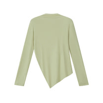 TWISTED MOCK NECK TOP