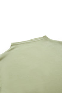 TWISTED MOCK NECK TOP