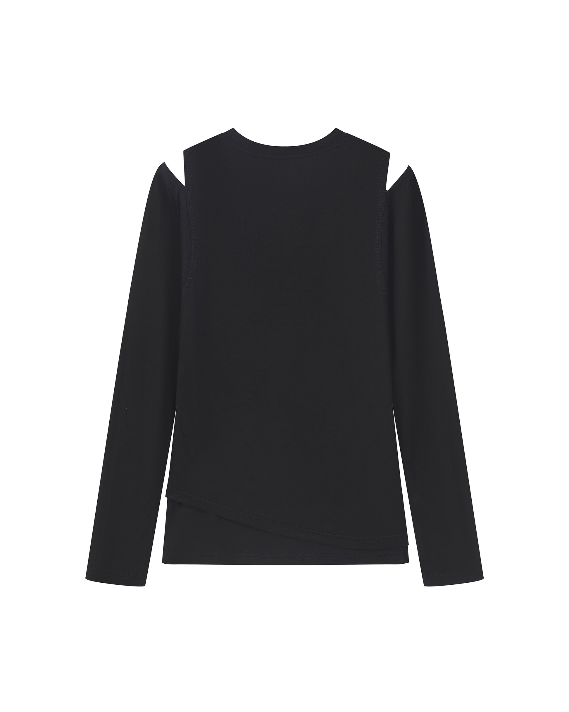 CUT-OUT SHOULDER BASE LAYER