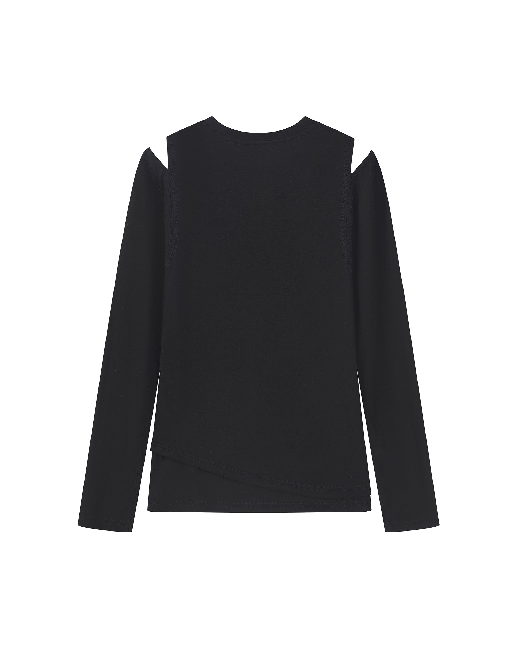 CUT-OUT SHOULDER BASE LAYER