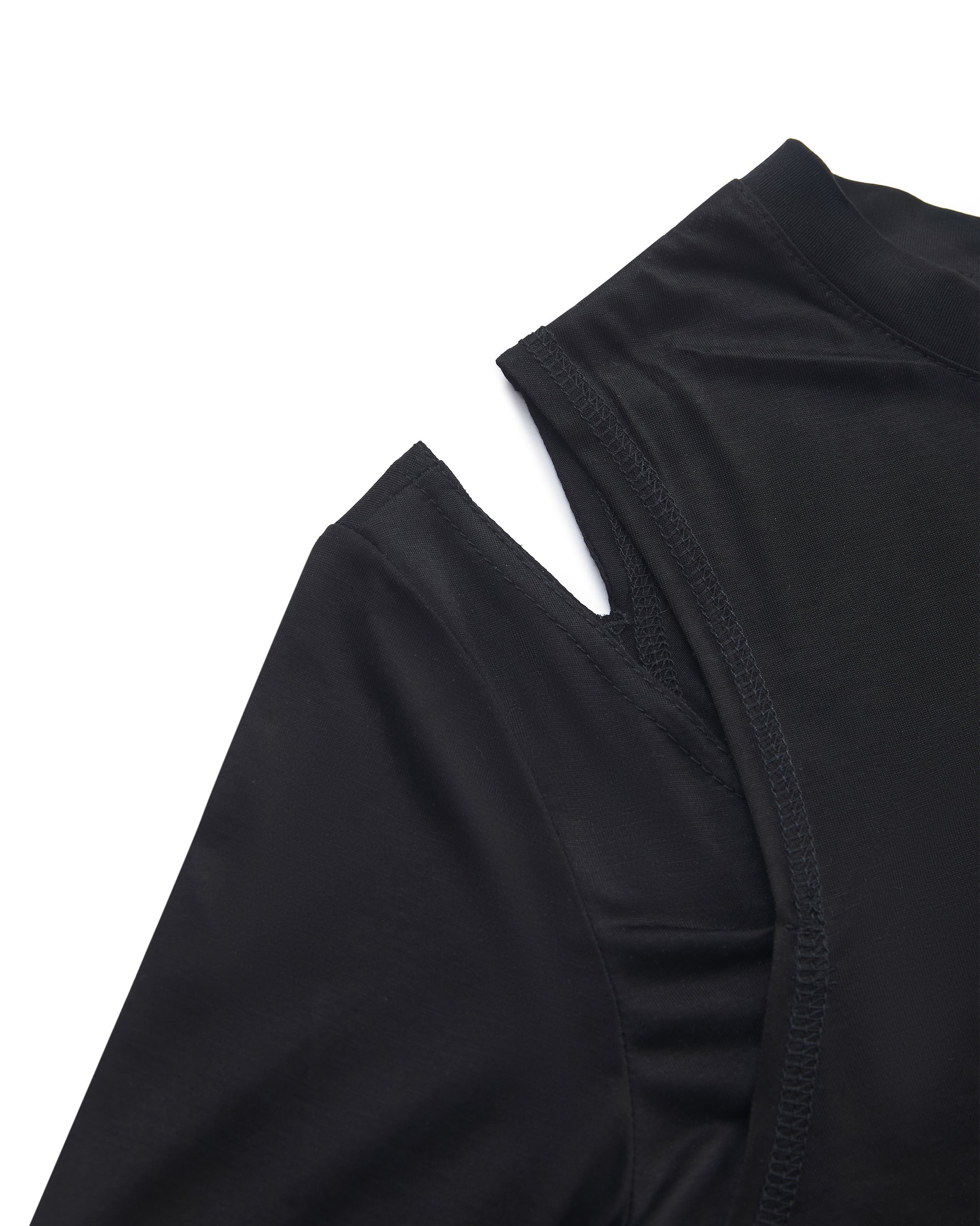 CUT-OUT SHOULDER BASE LAYER