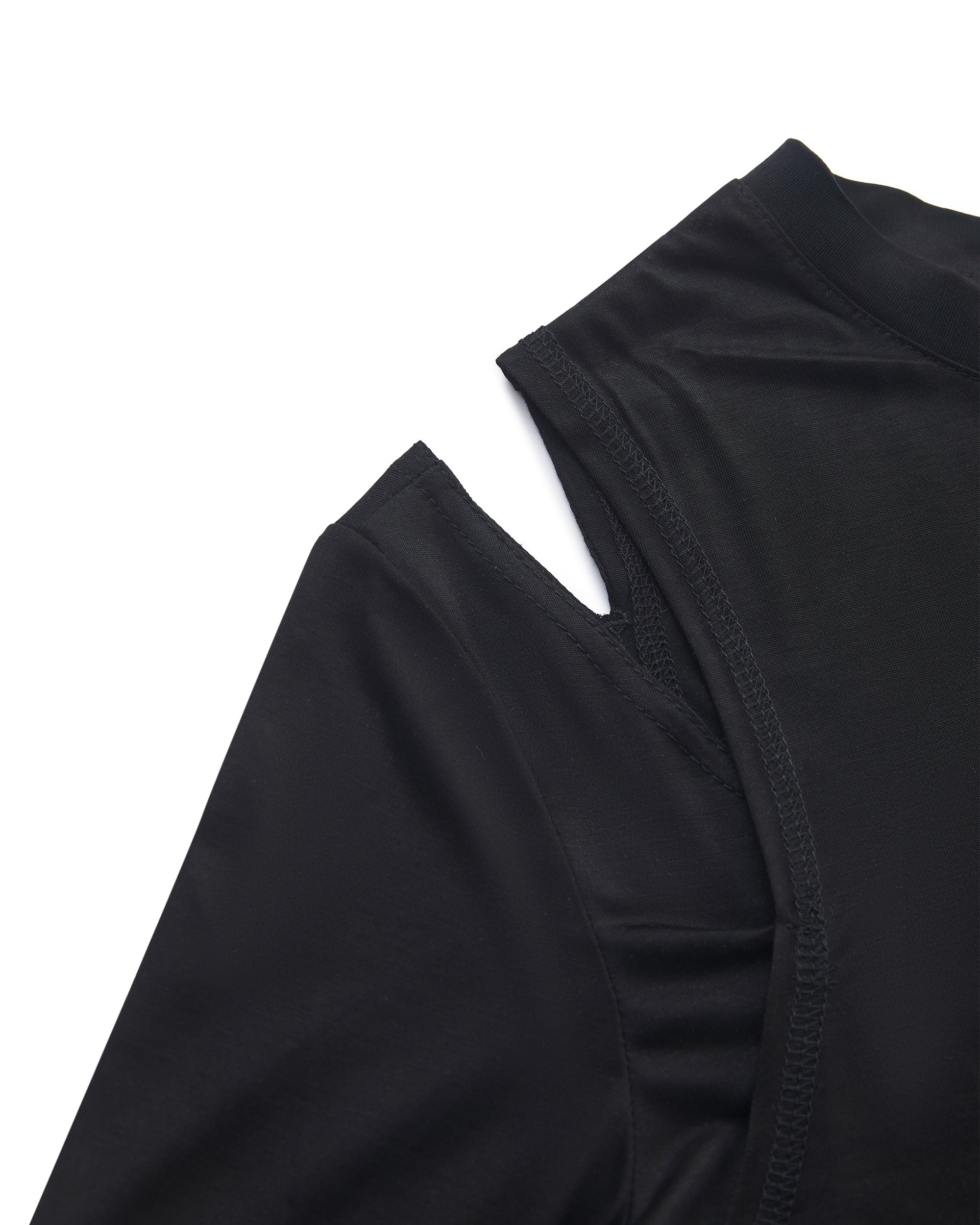 CUT-OUT SHOULDER BASE LAYER
