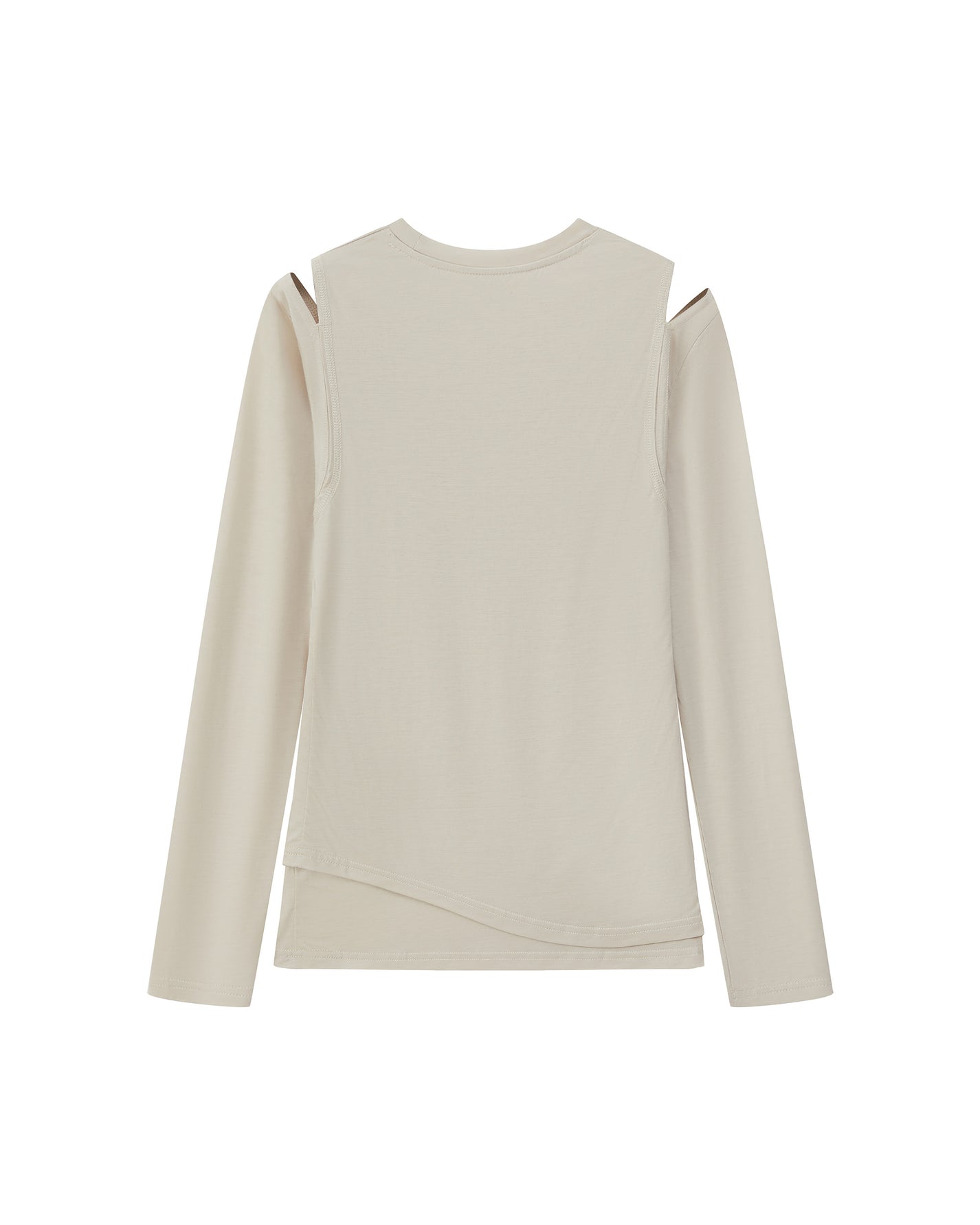 CUT-OUT SHOULDER BASE LAYER