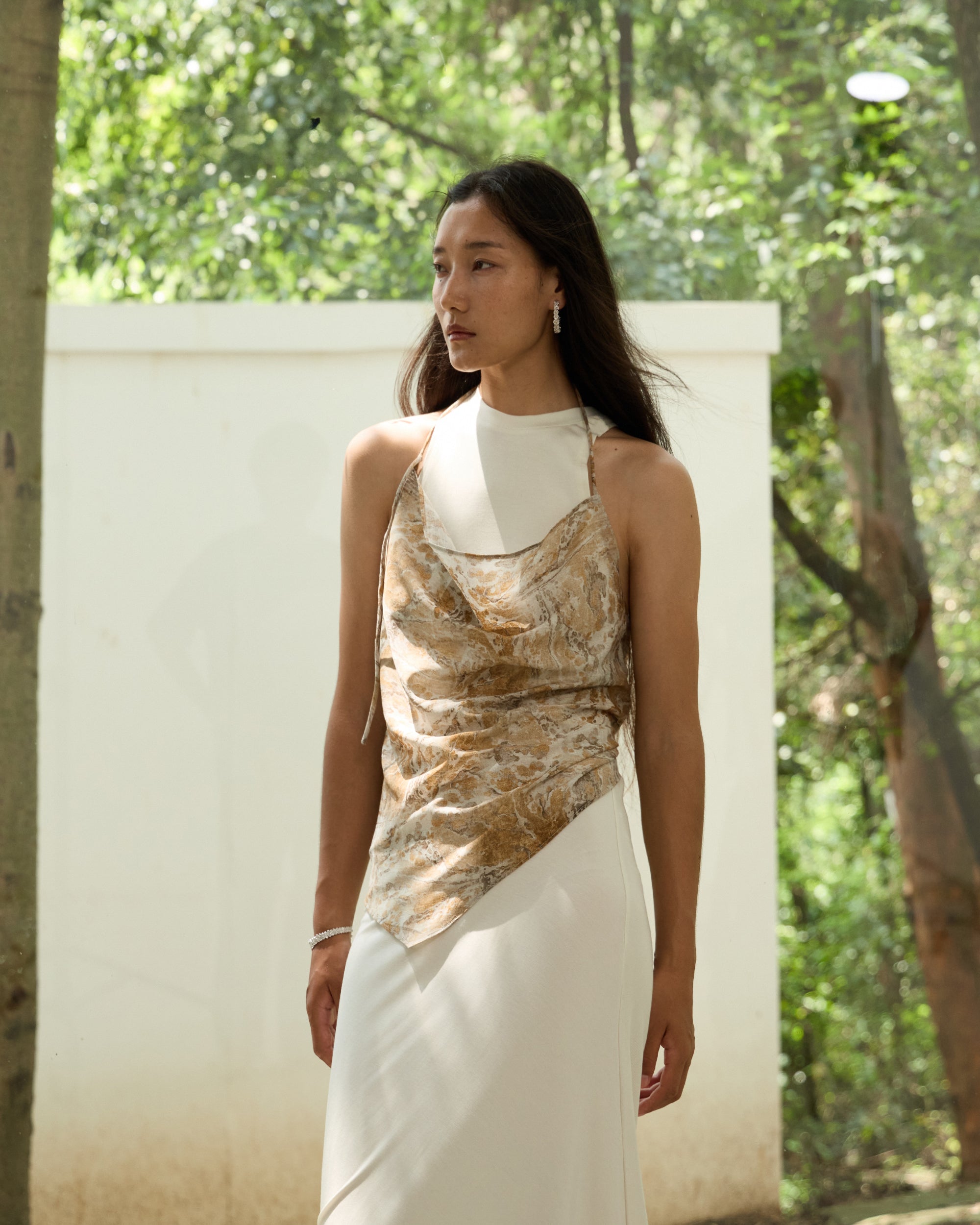 SILK HALTER VEST