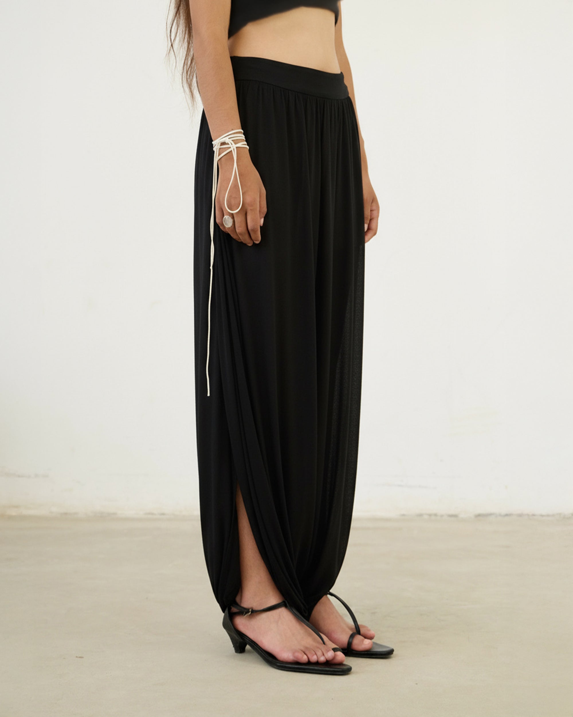 Twist Sheer Skirt-Pants