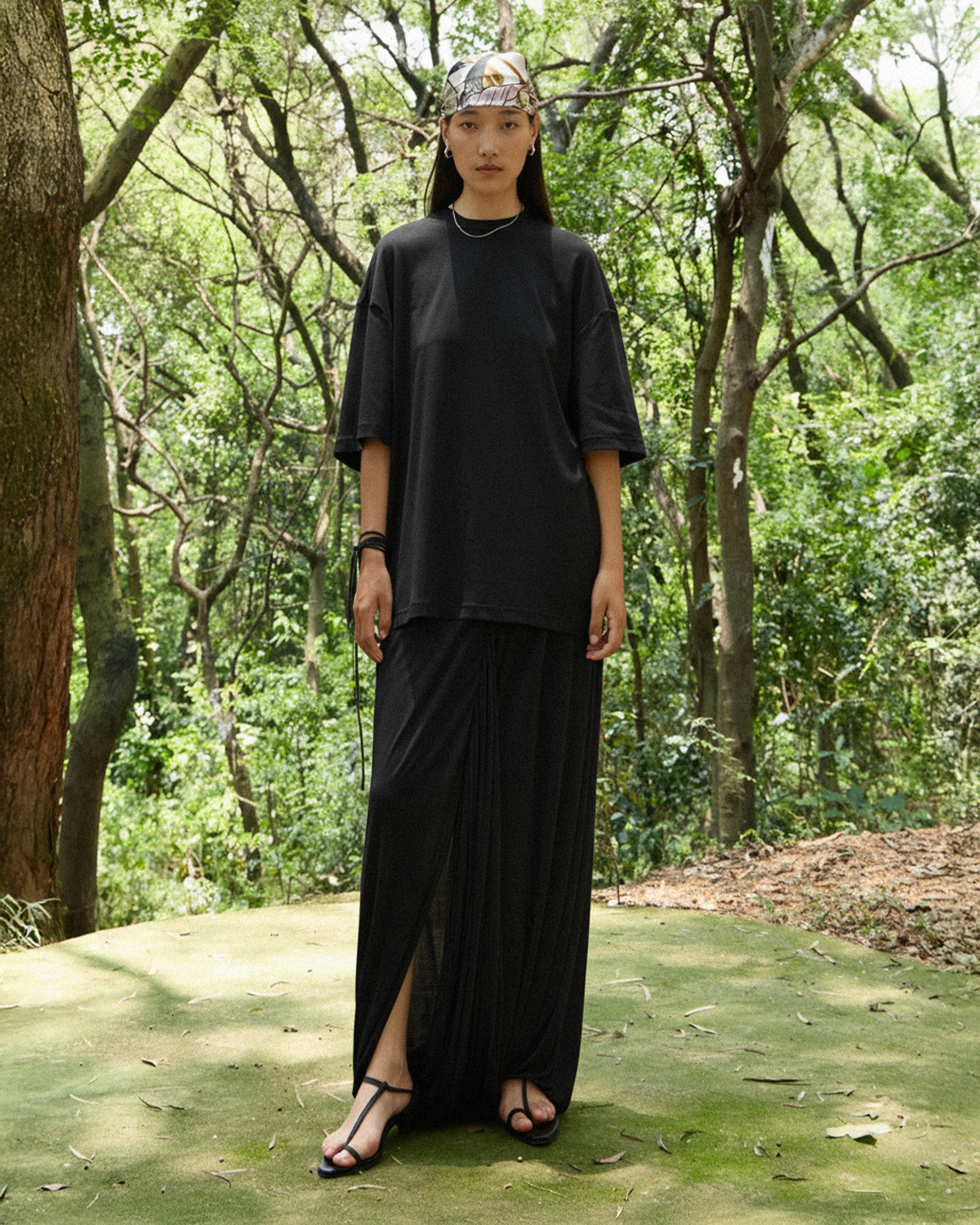 Twist Sheer Skirt-Pants