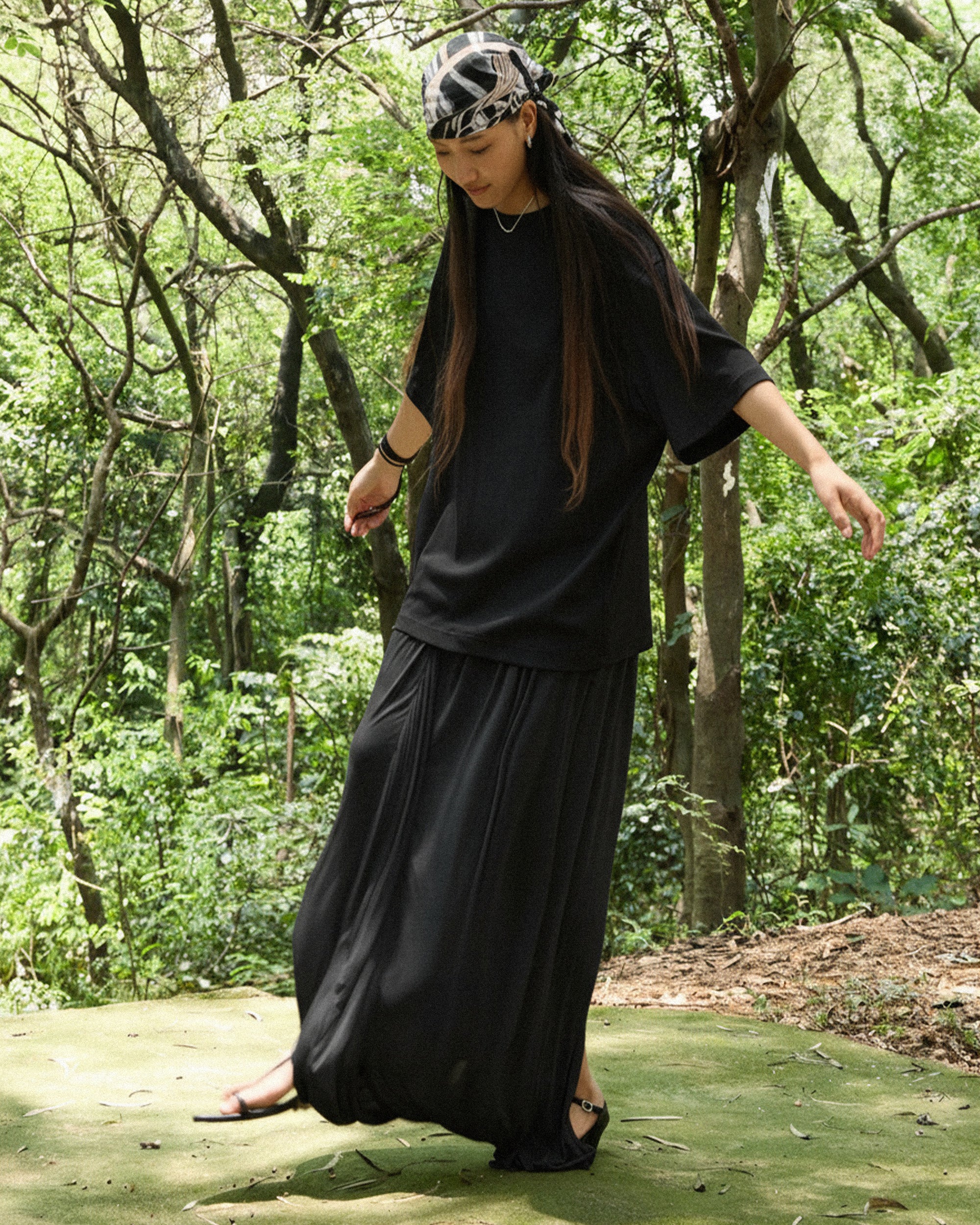 Twist Sheer Skirt-Pants