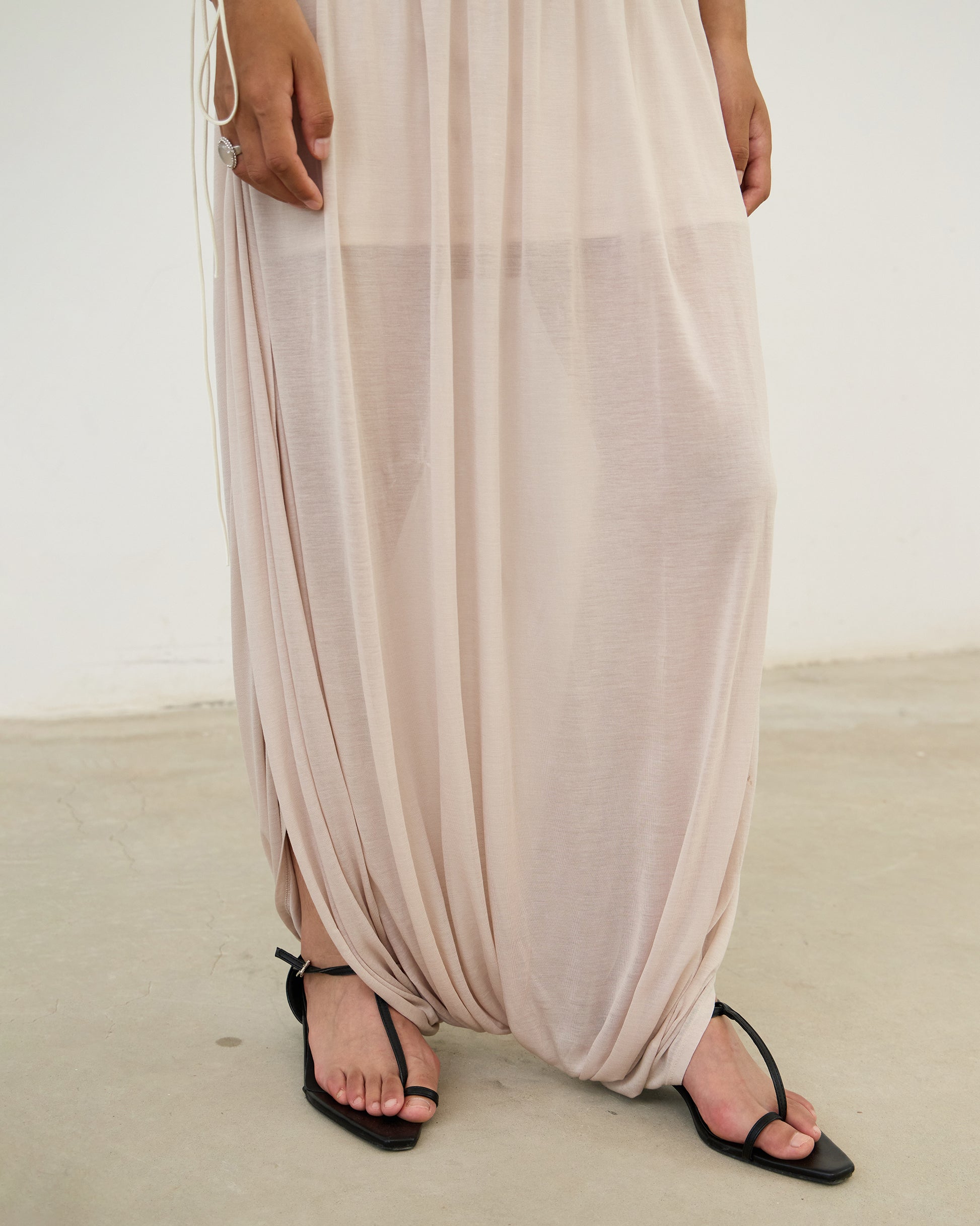 Twist Sheer Skirt-Pants